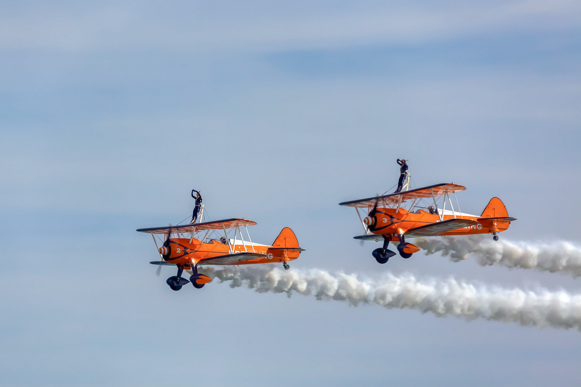 Breitling Wingwalkers at Airbourne