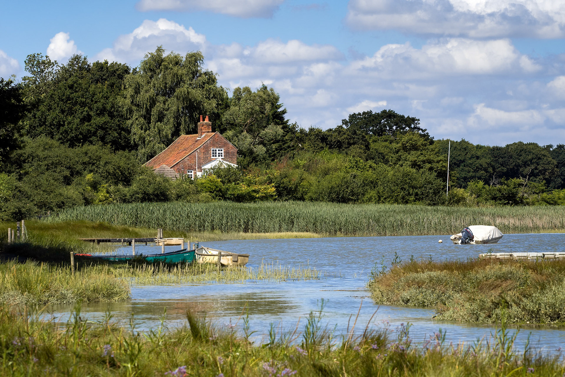 Red Brick House by the River Alde