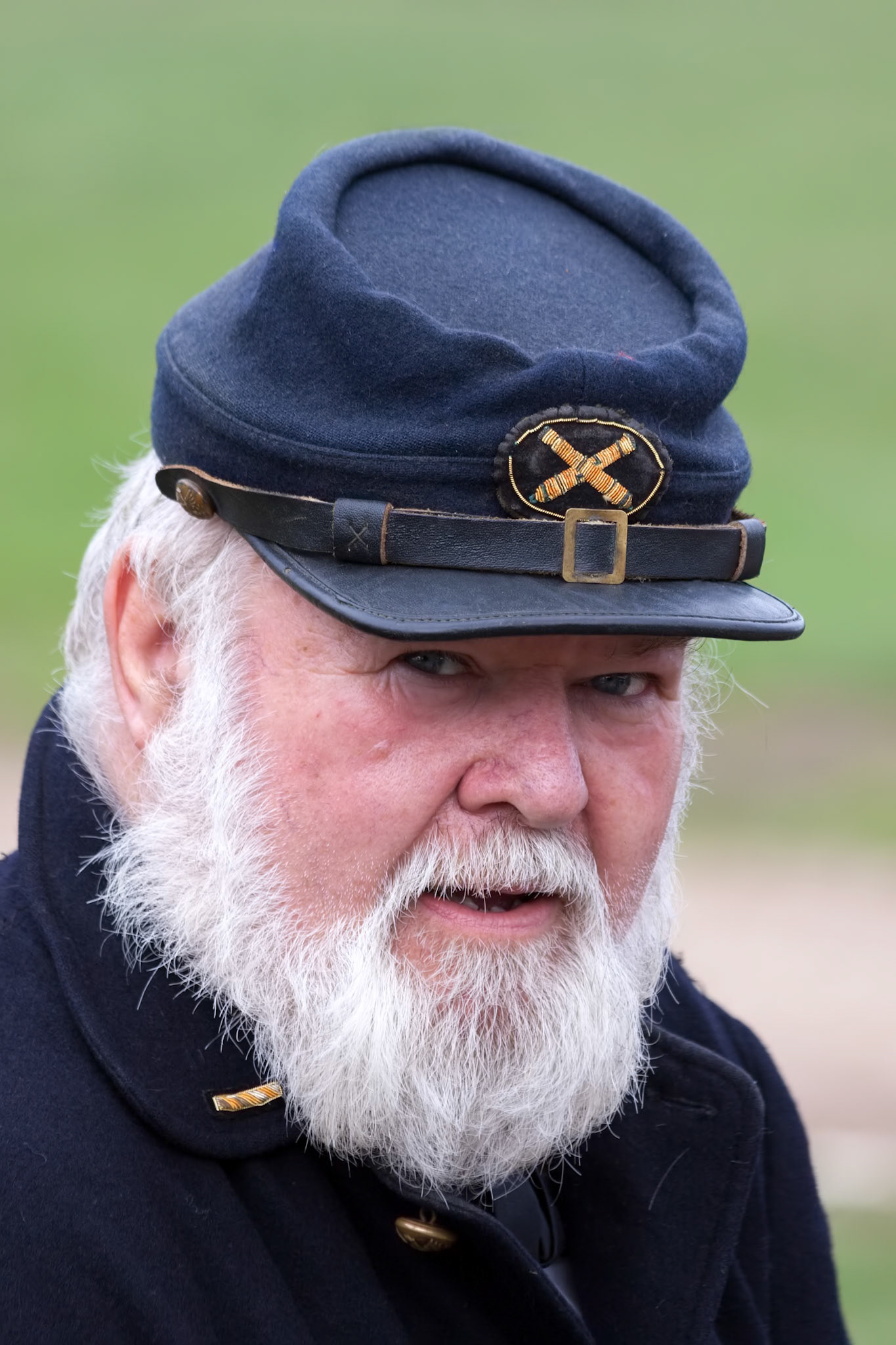 DETLING, KENT/UK - AUGUST 29 : Man in costume at the Military Odyssey in Detling Kent on August 29, 2010. Unidentified man.