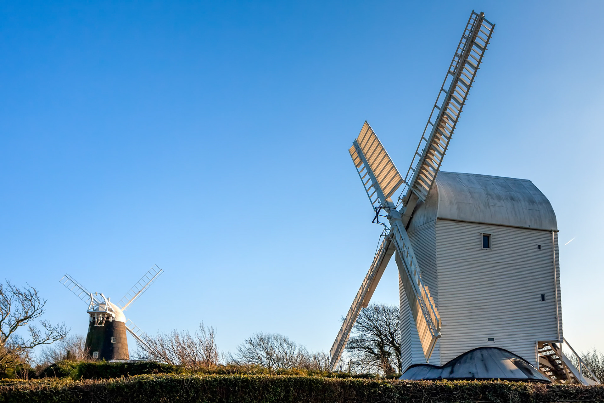 Jack and Jill Windmills on a Winter's Day
