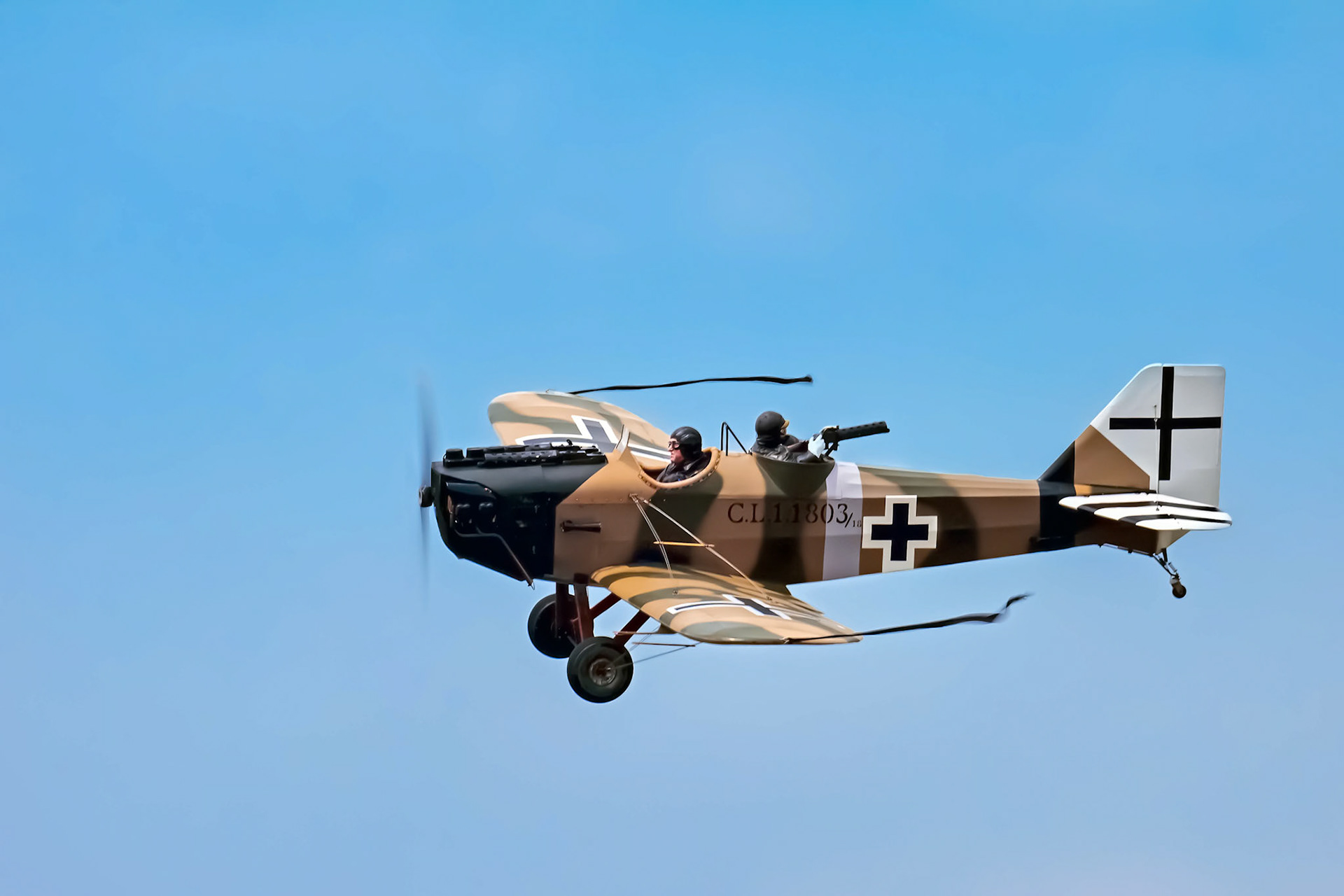 Junkers CL1 (Great War Team) Aerial Display at Biggin Hill Airshow