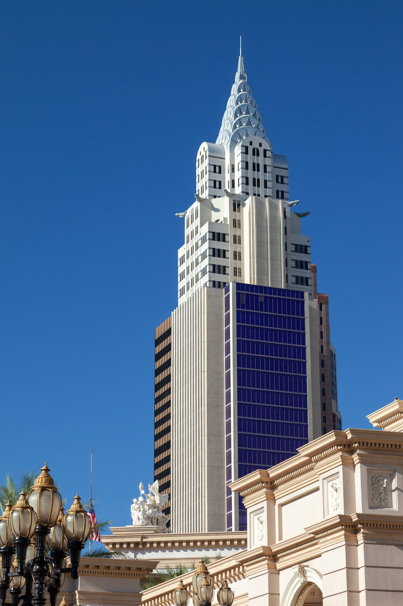 View of New York, New York hotel in Las Vegas