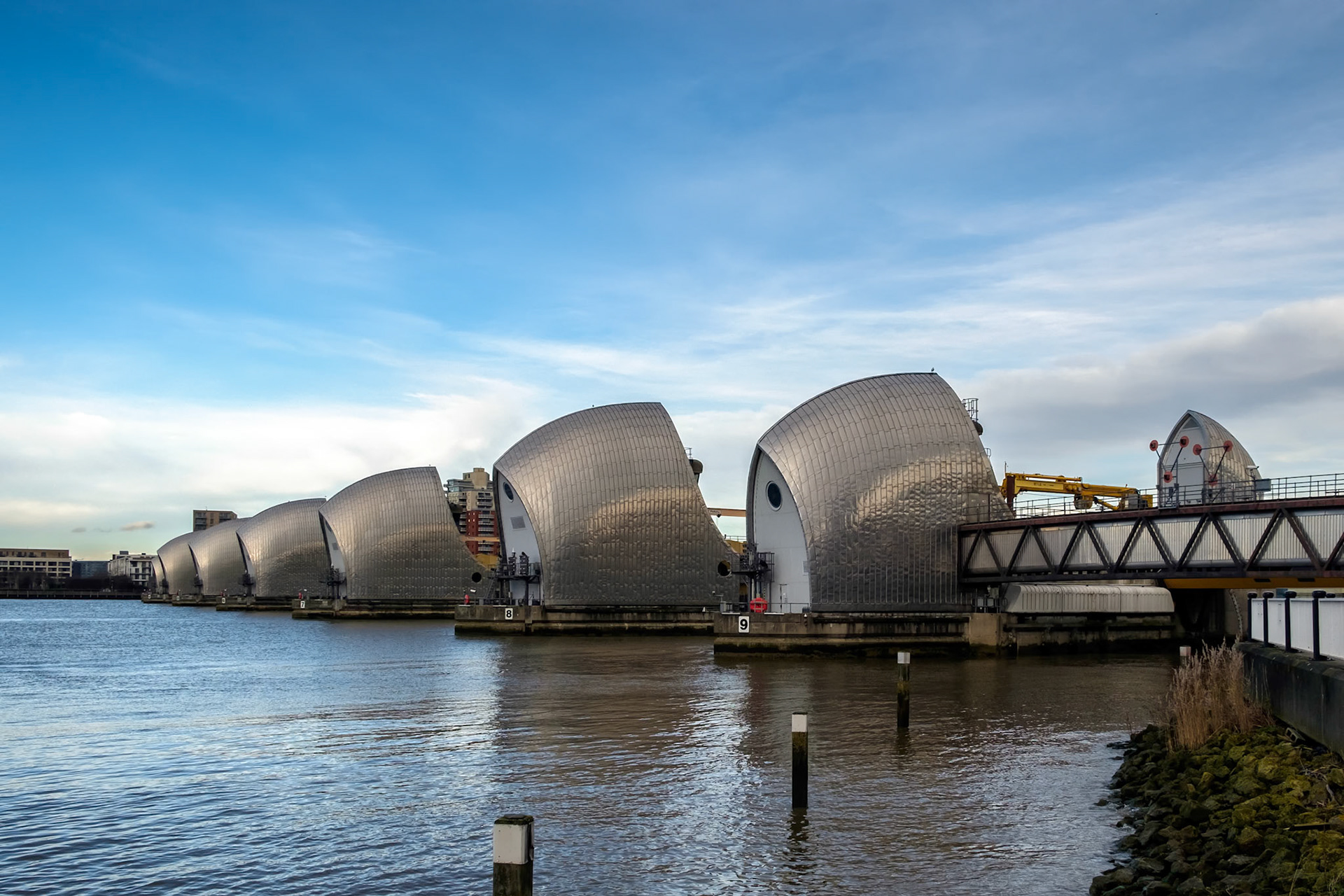 View of the Thames Barrier