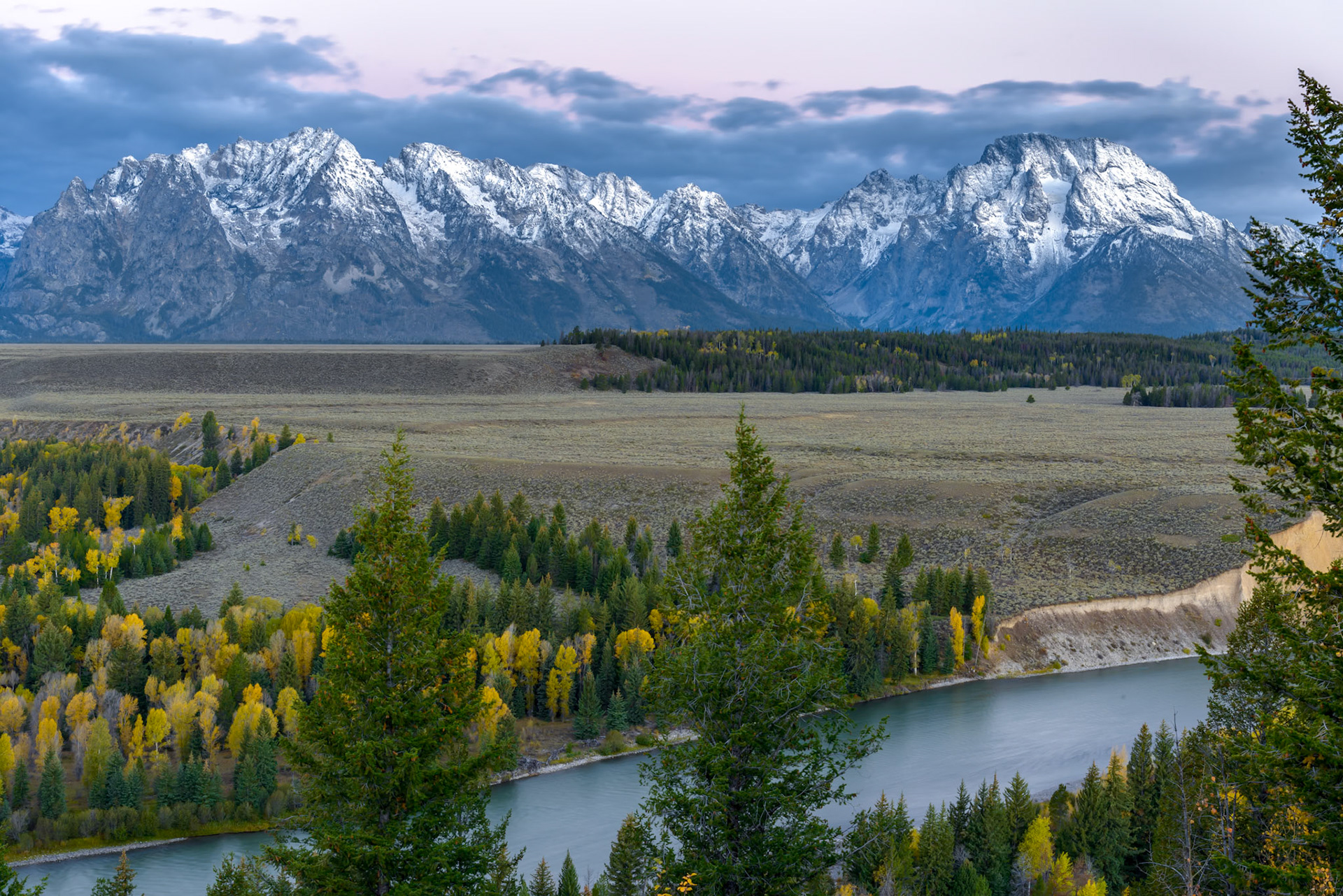 Autumn Sunrise along the Snake River