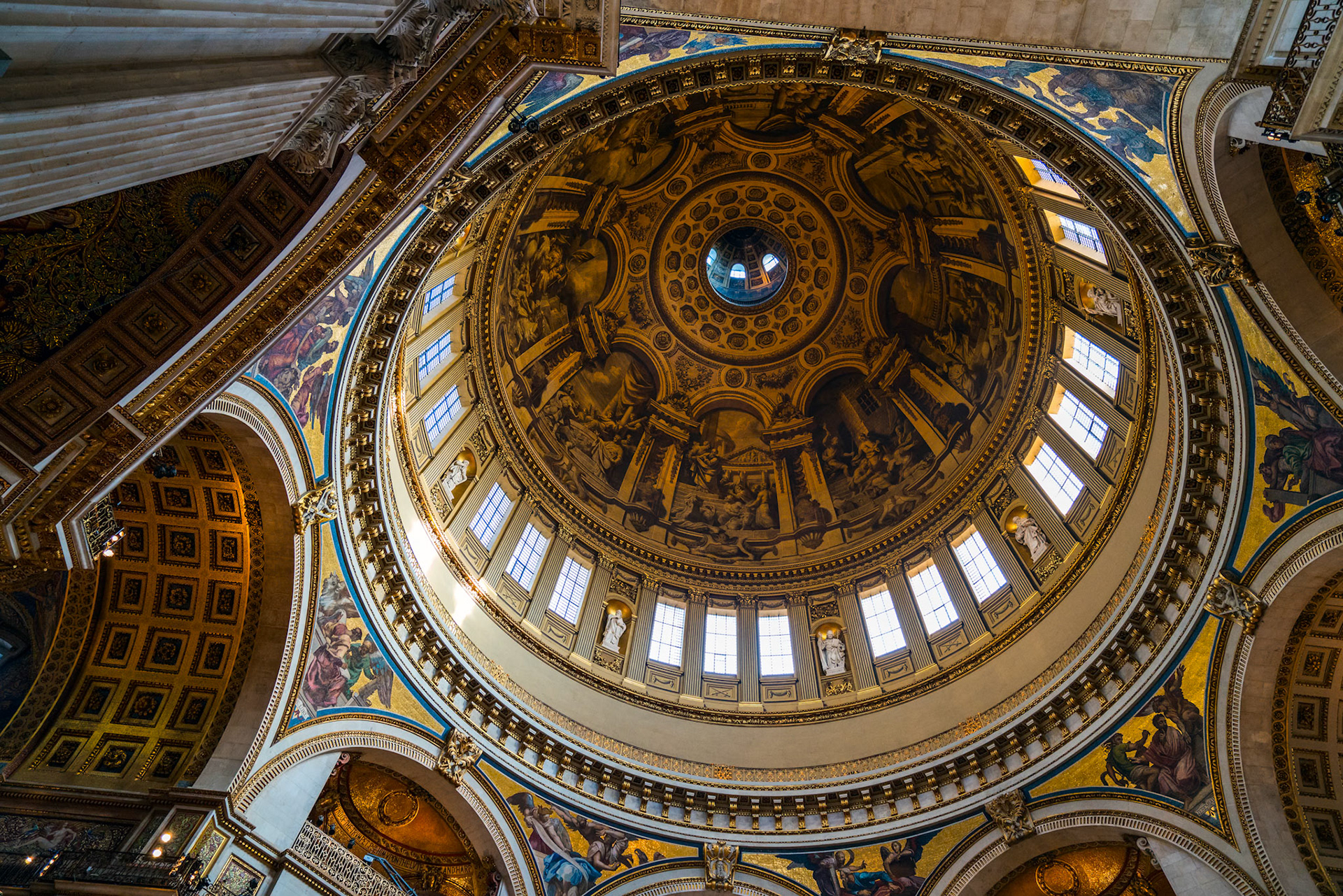 Interior View of St Pauls Cathedral