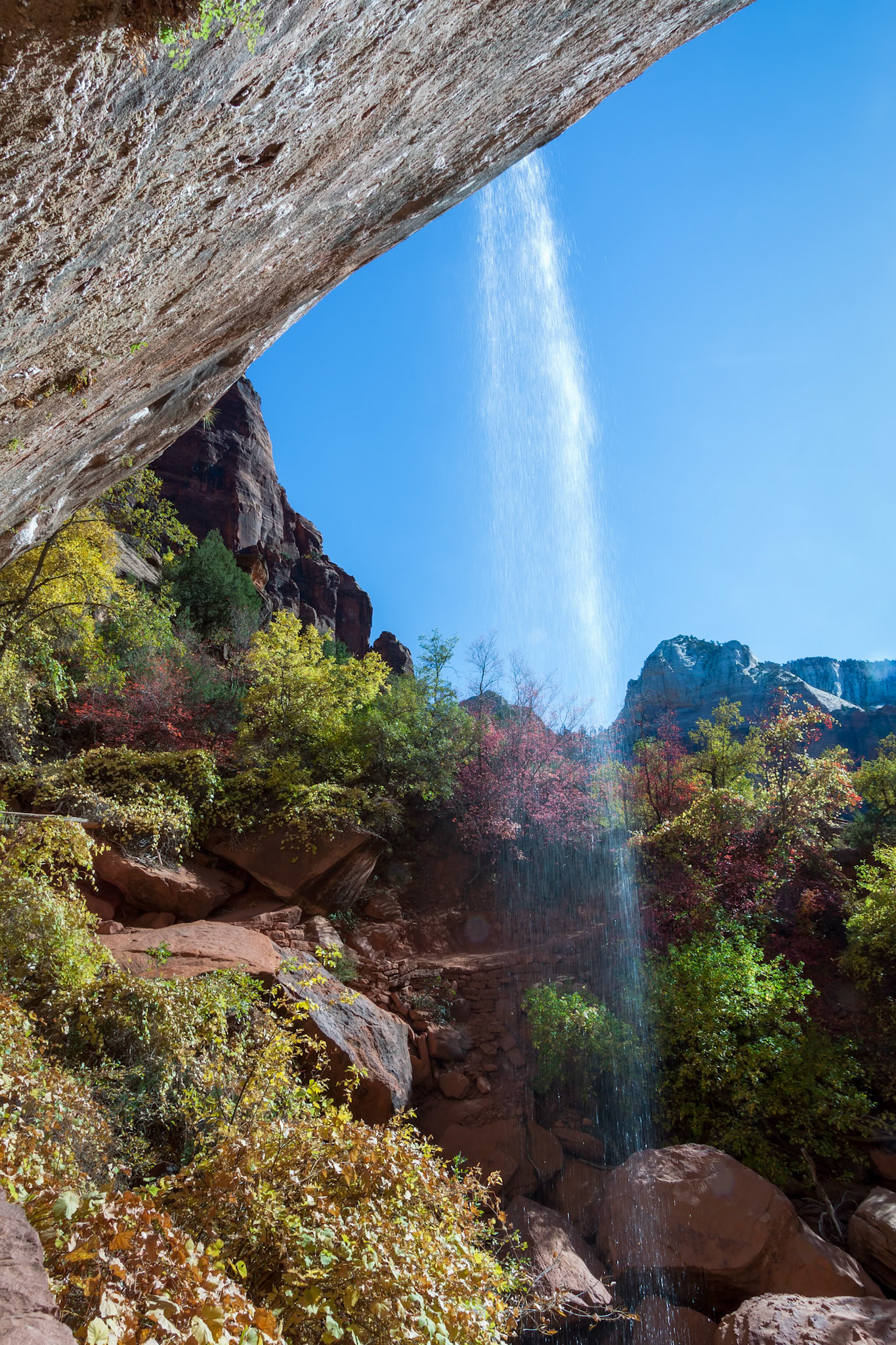 Small Waterfall in Zion National Park