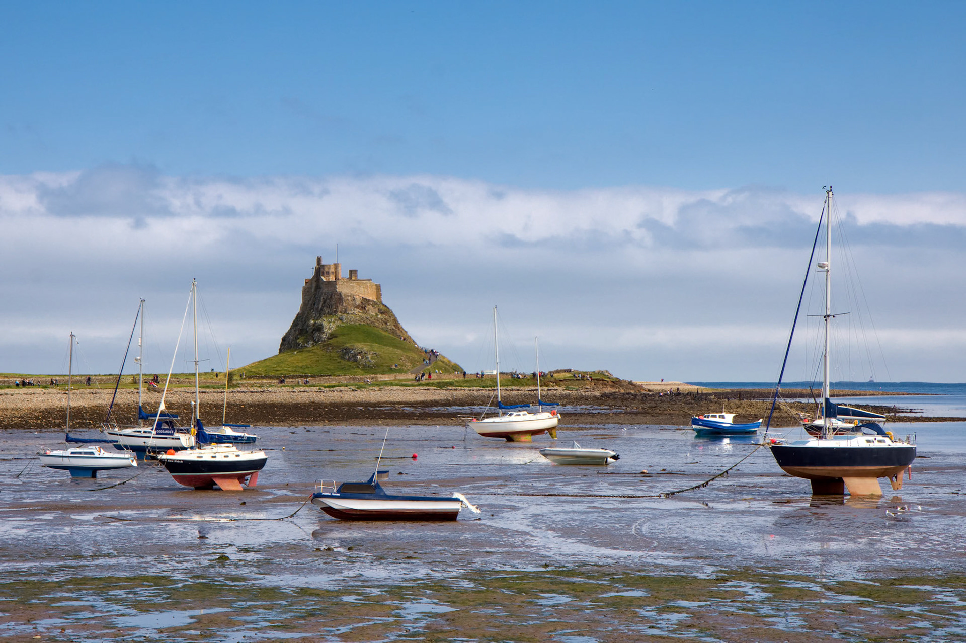 View of Holy Isalnd Lindisfarne