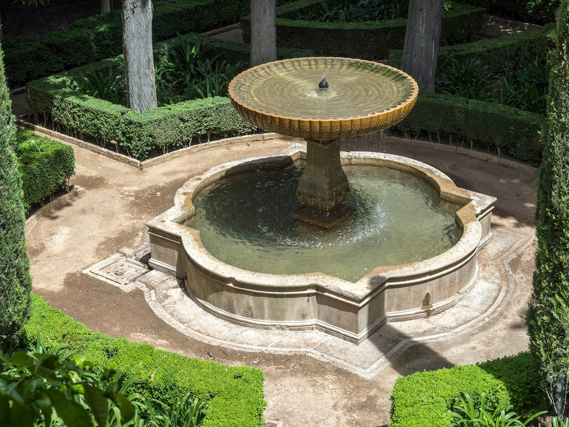 Part of the Alhambra  Palace in Granada