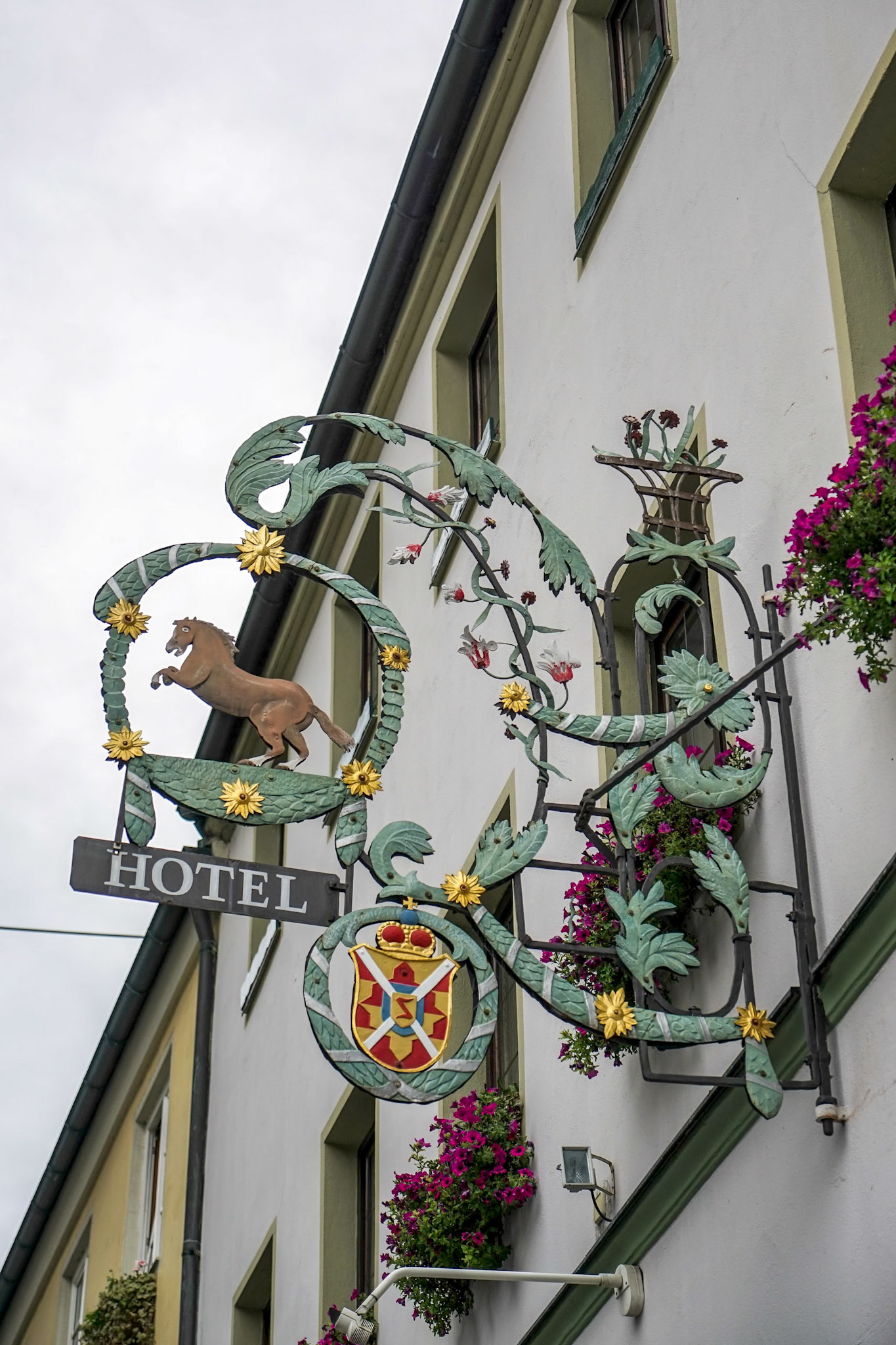 Ornate Hotel Sign in Nordlingen