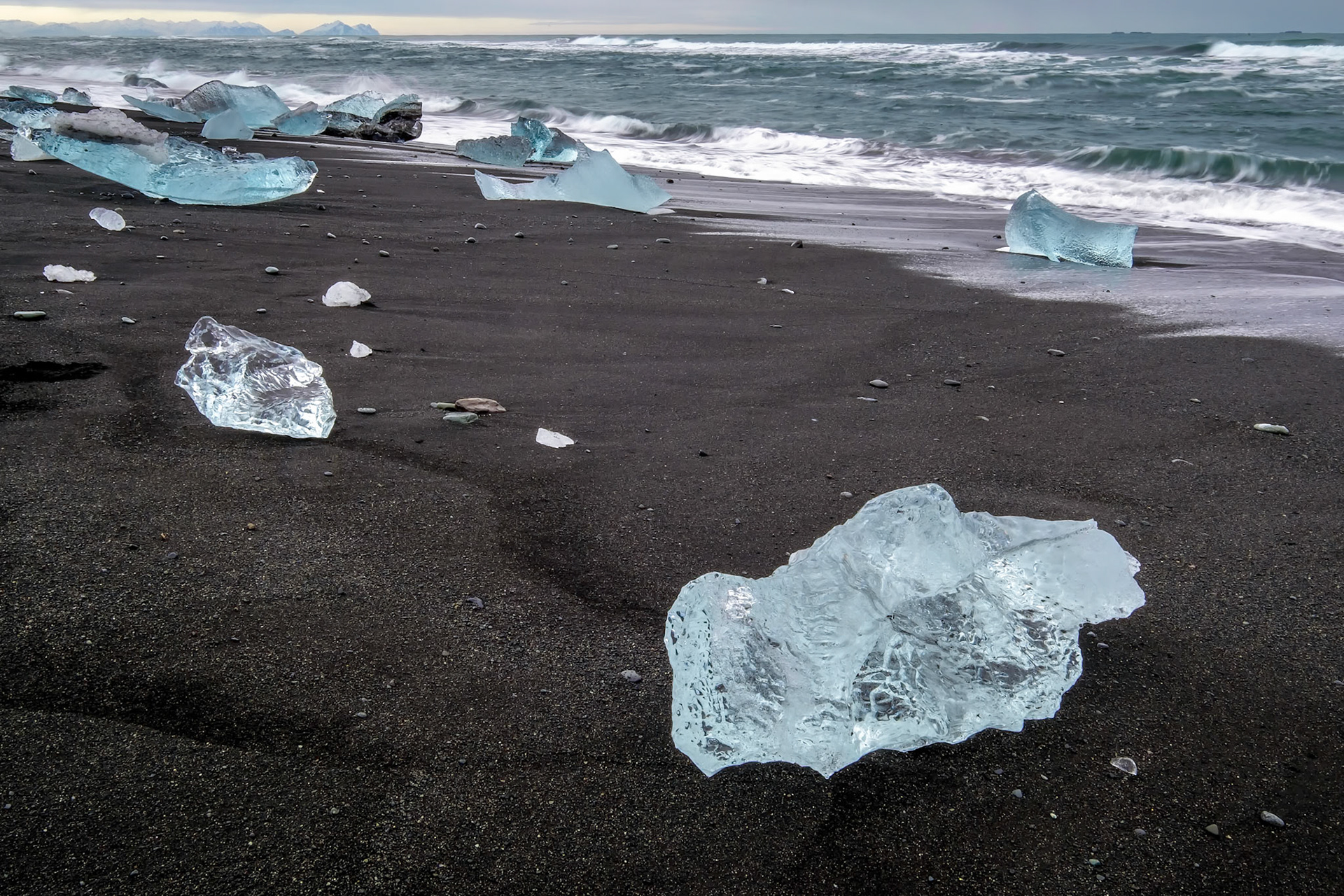 View of Jokulsarlon Beach