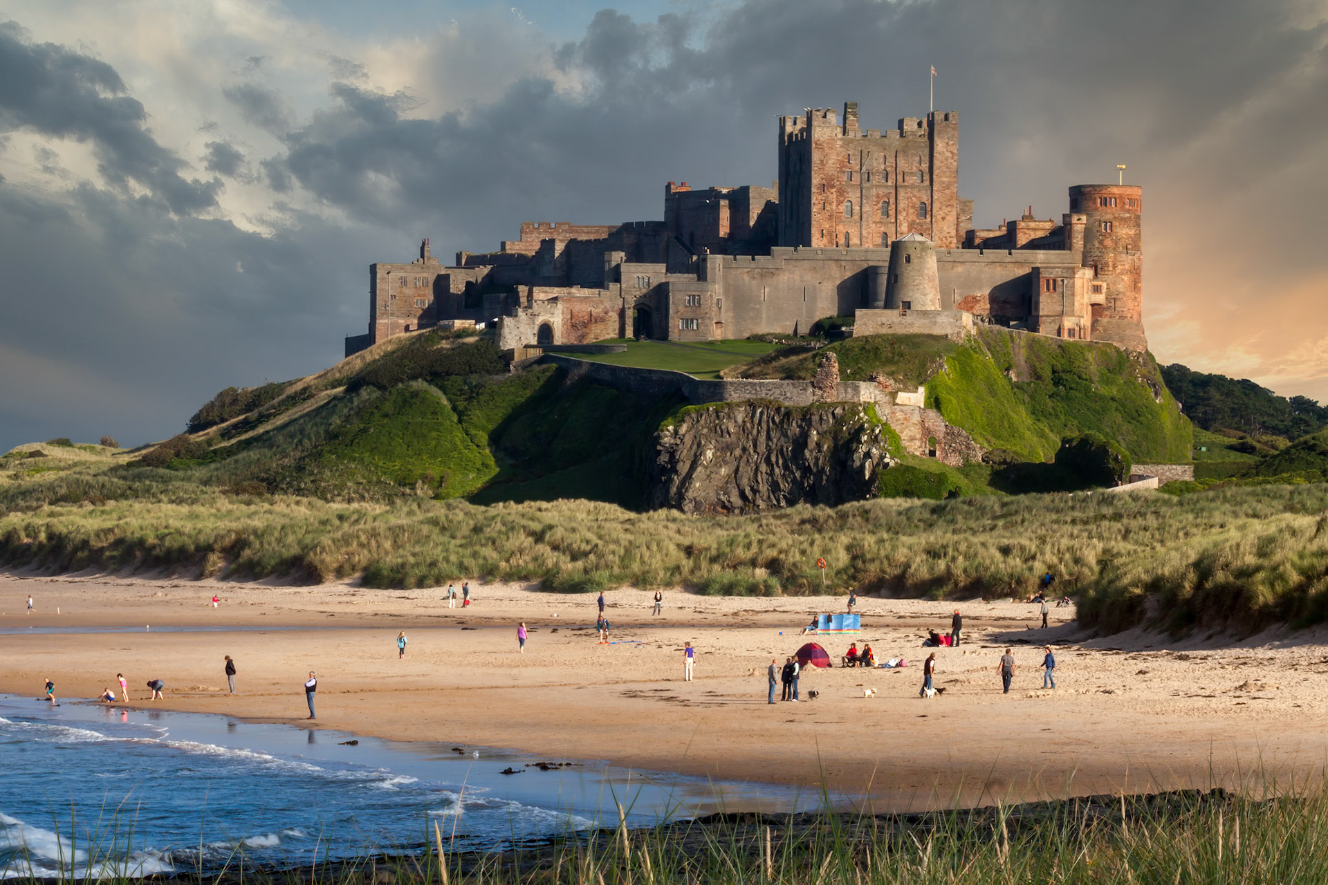 Vew of Bamburgh Castle