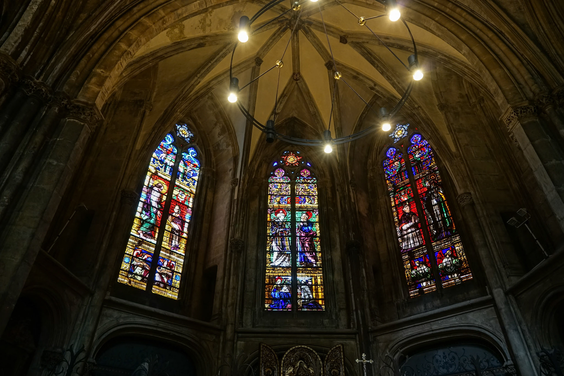 Interior View of Cathedral of Saint-Etienne in Metz