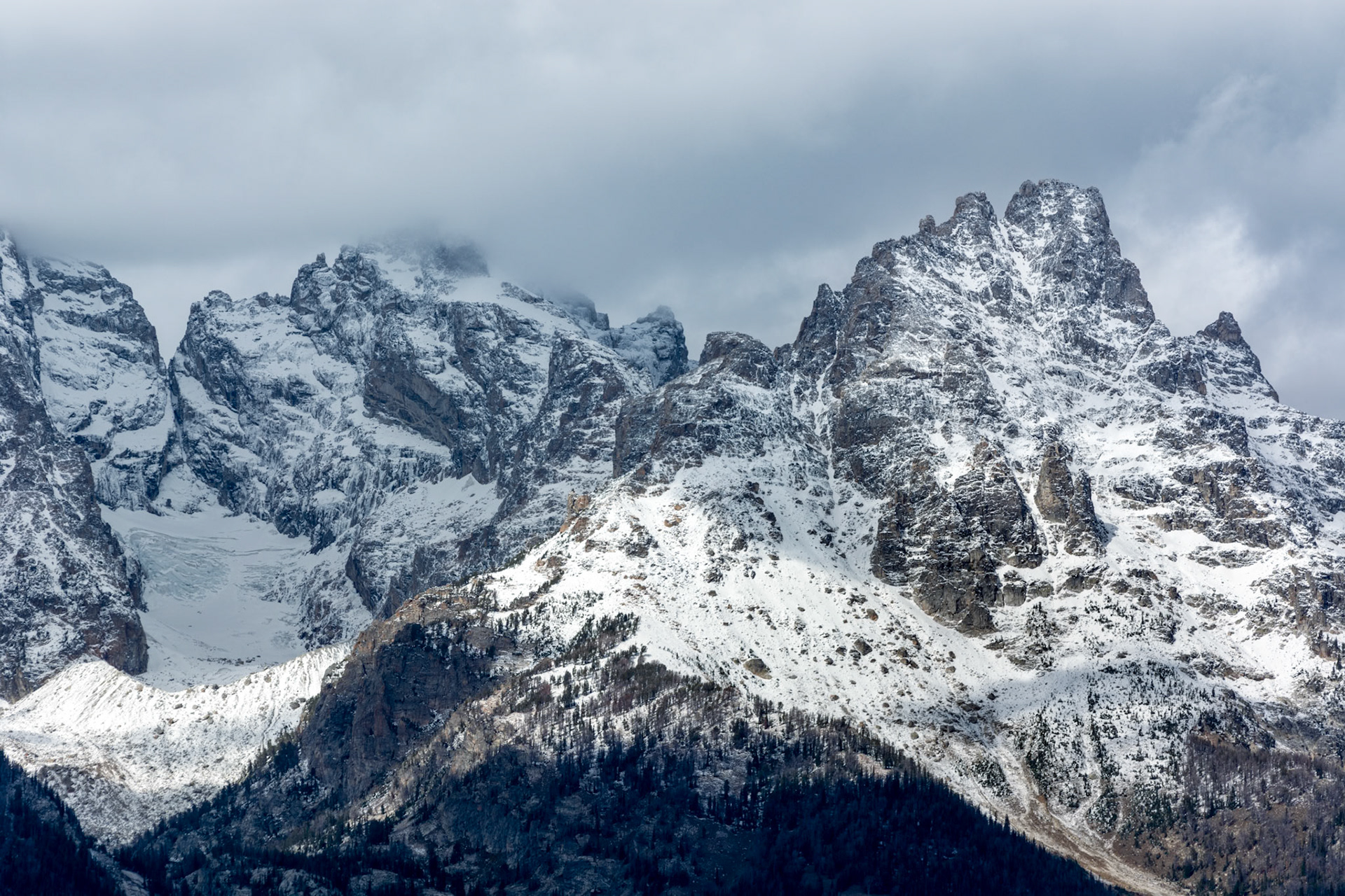 Scenic View of the Grand Tetons