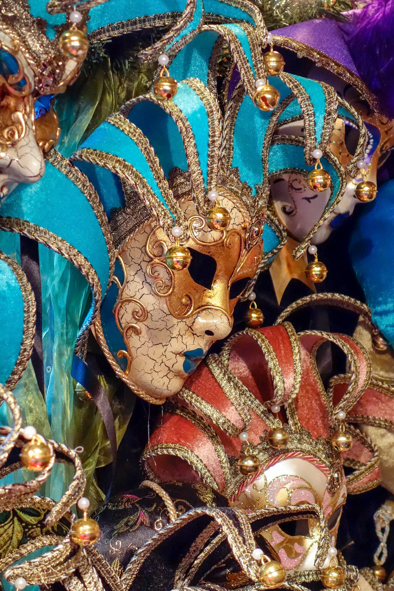 Venetian Masks For Sale at Winter Wondeland in Hyde Park