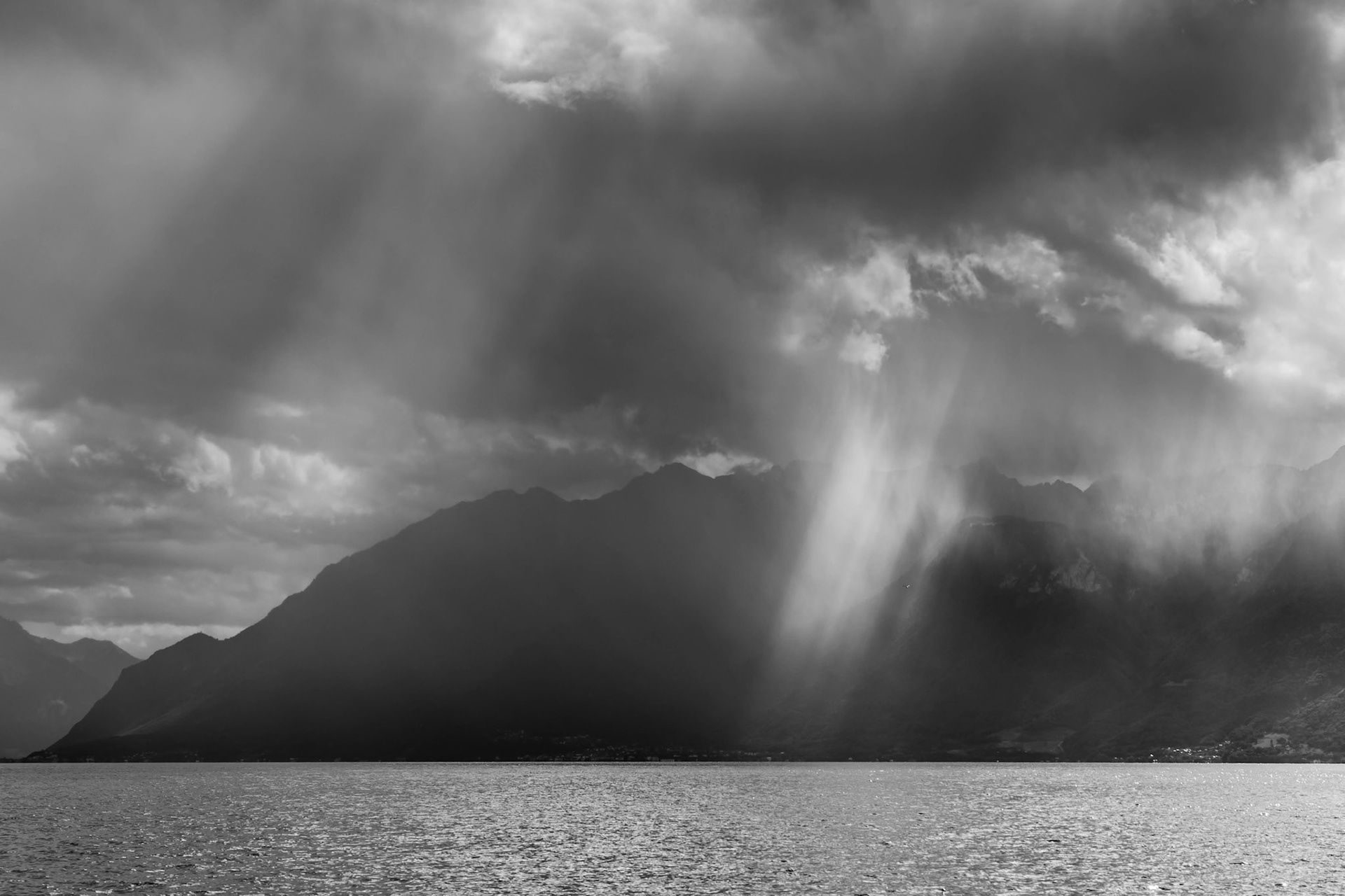 Storm Passing over Lake Geneva