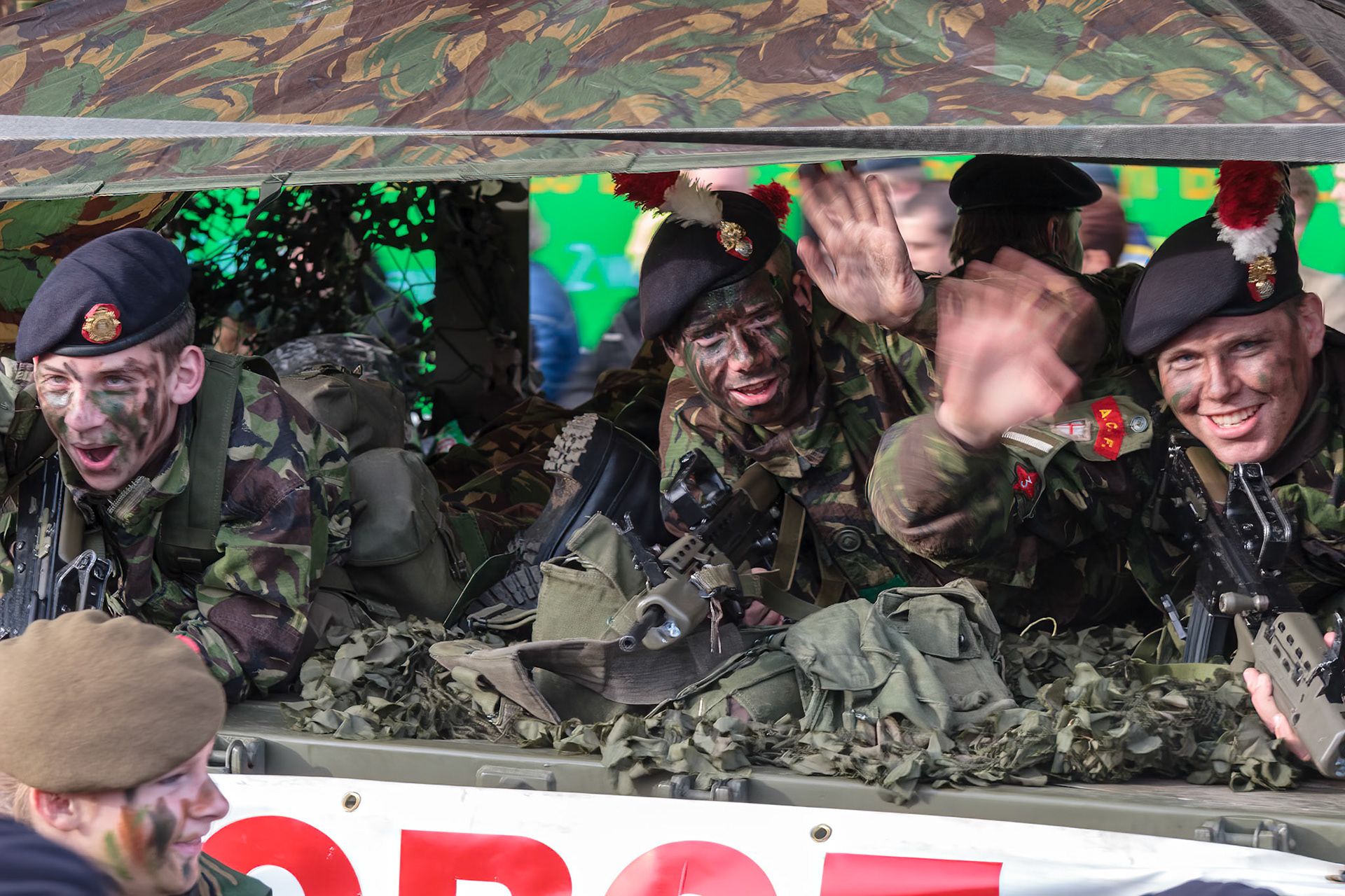 LONDON/UK - NOVEMBER 12 : British soldiers at the Lord Mayor's Show in London on November 12, 2005. Unidentified people