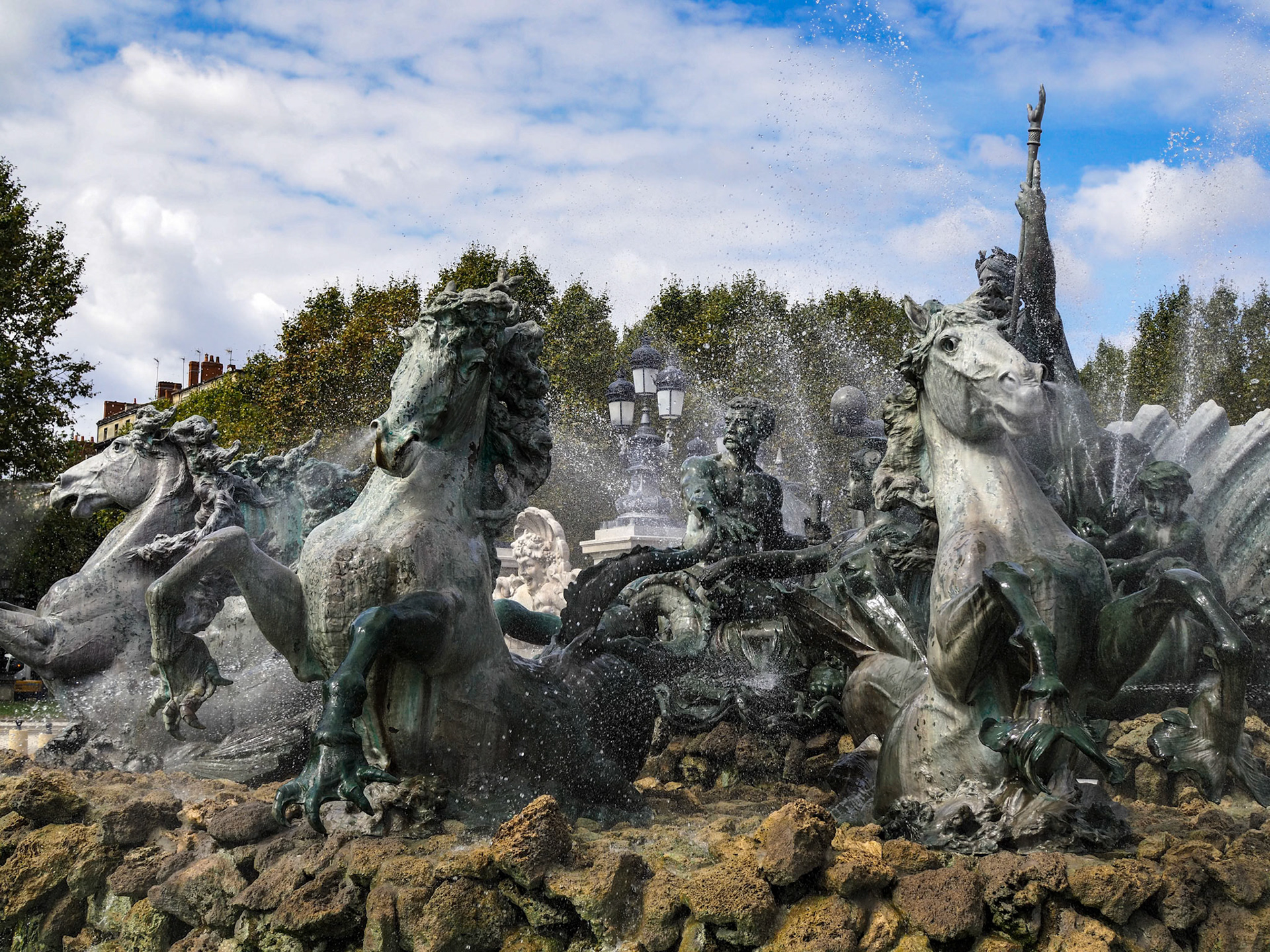 Monument to the Girondins in Place des Quincones Bordeaux