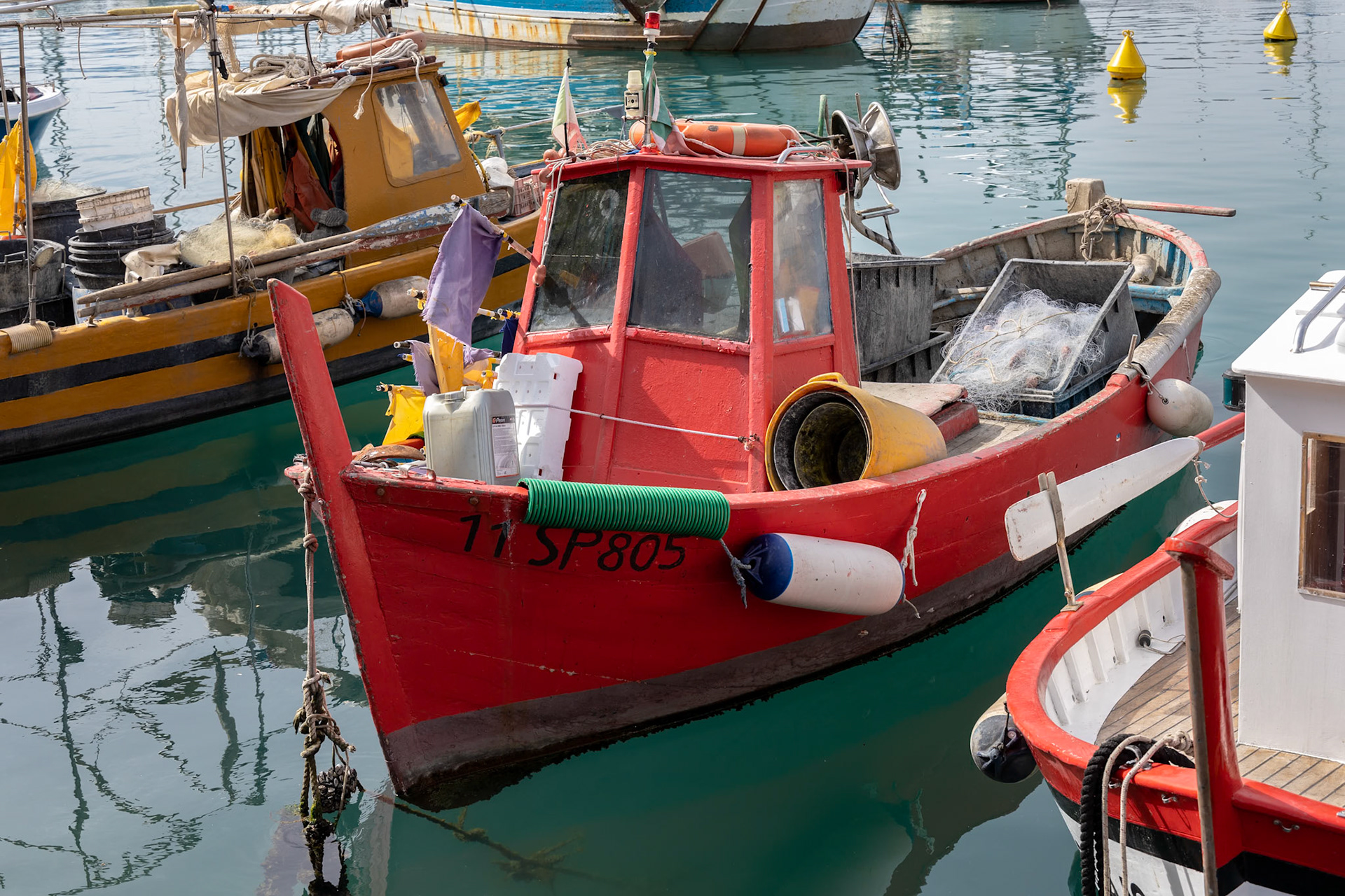LERICI, LIGURIA/ITALY  - APRIL 21 : Boats in the harbour in Lerici in Liguria Italy on April 21, 2019