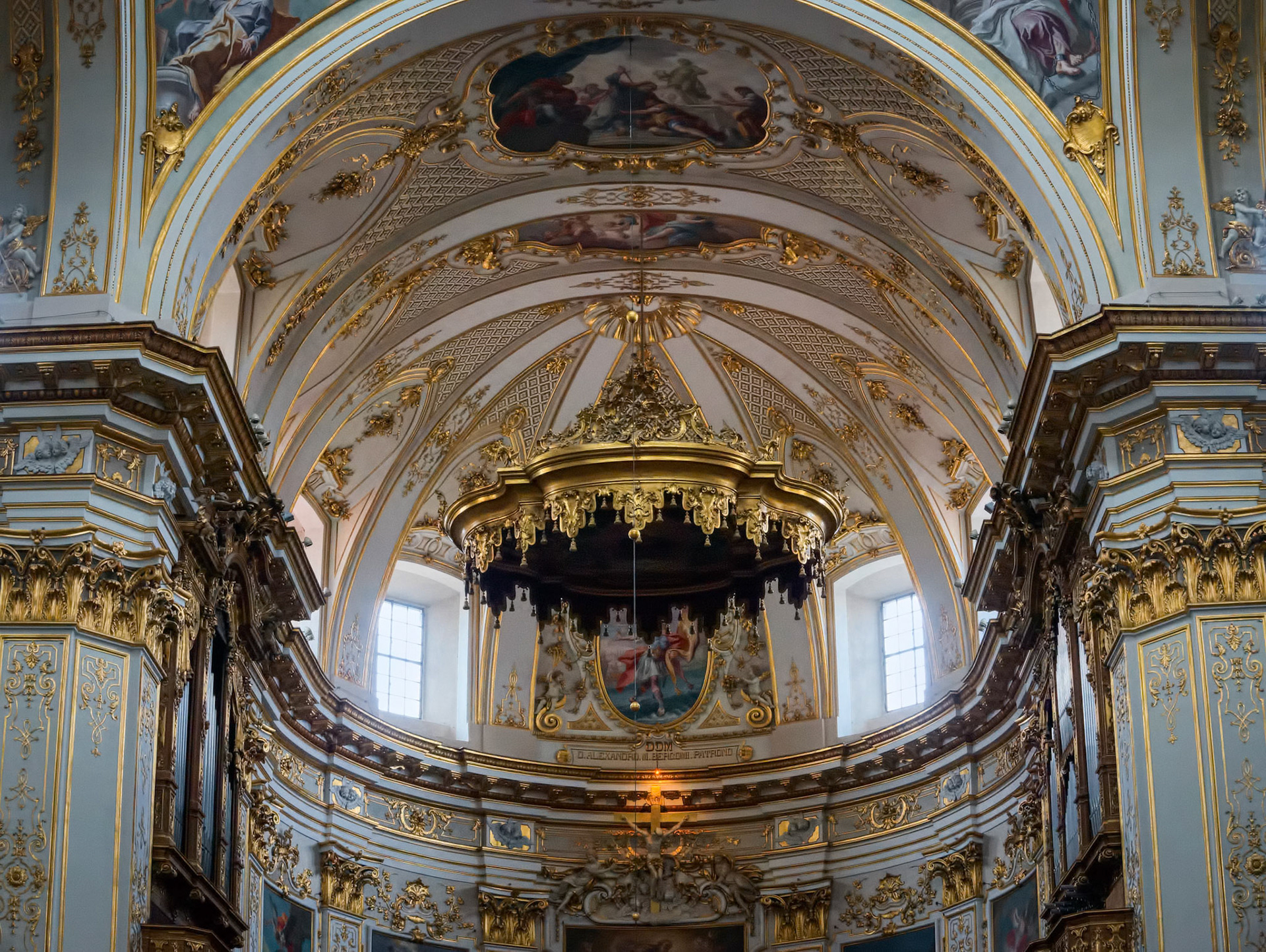 Interior View of the Cathedral of St Alexander in Bergamo