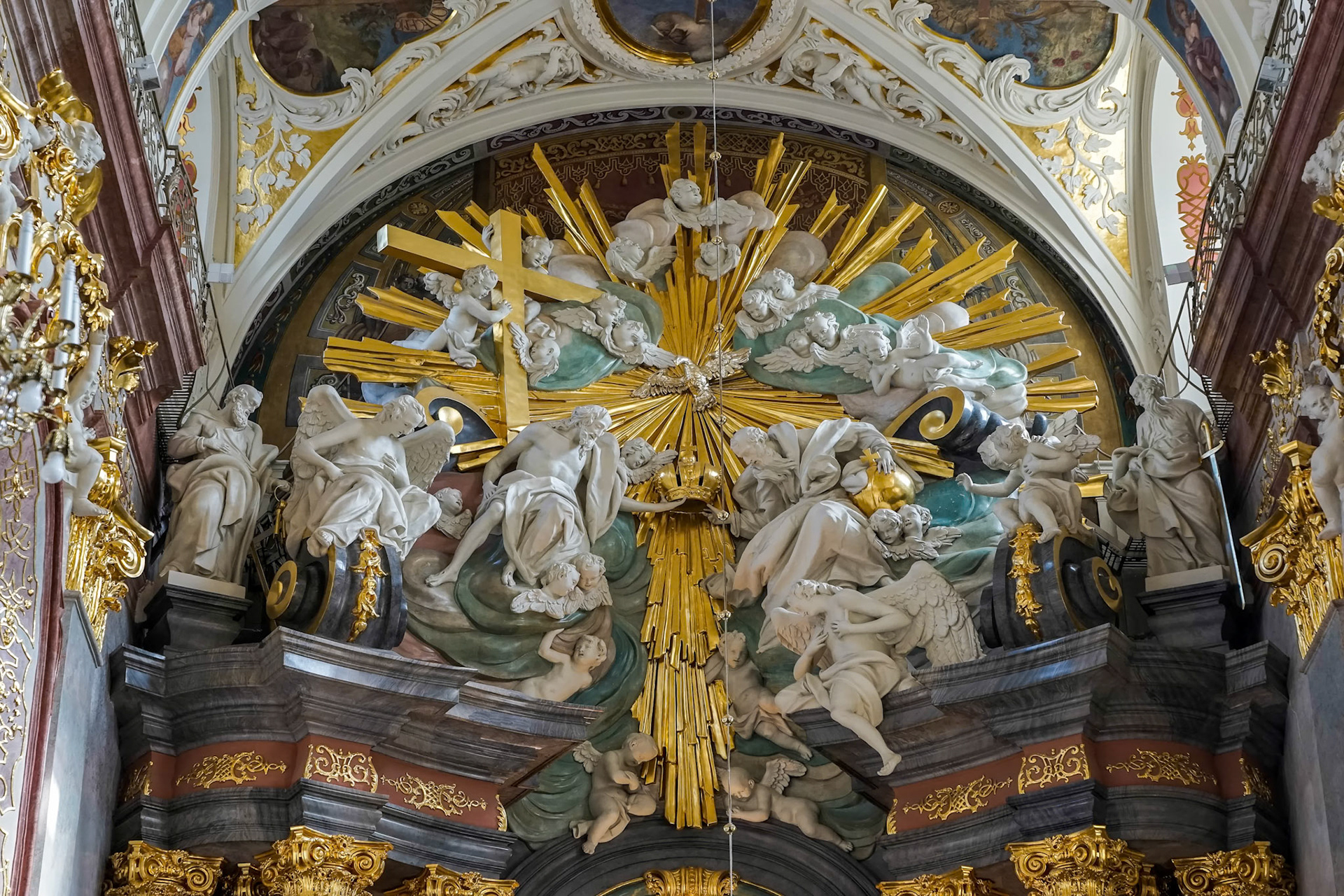 Partial View of the Jasna Gora Monastery in Czestochowa Poland