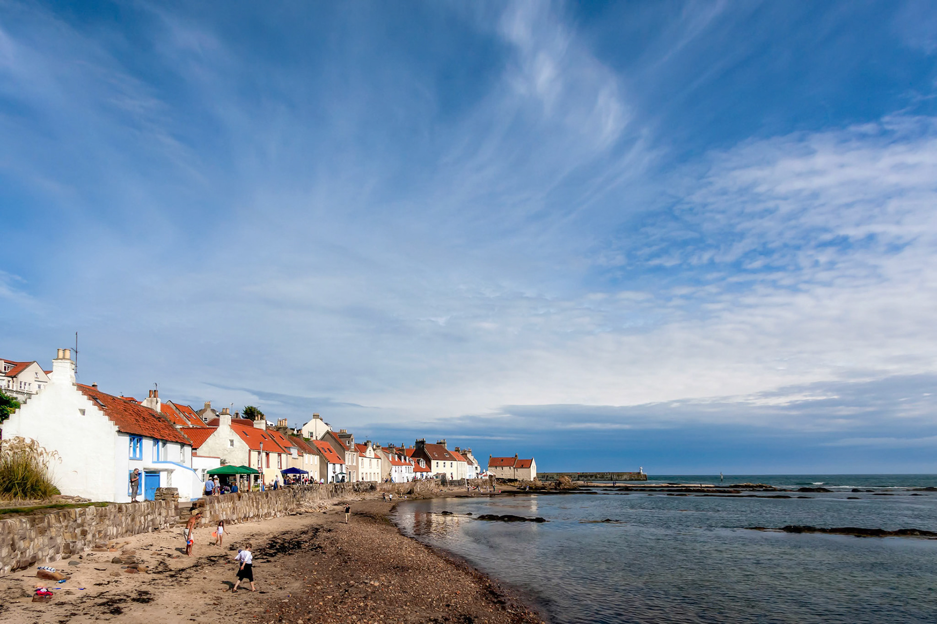 Seaside Town of Pittenweem in East Neuk Fife