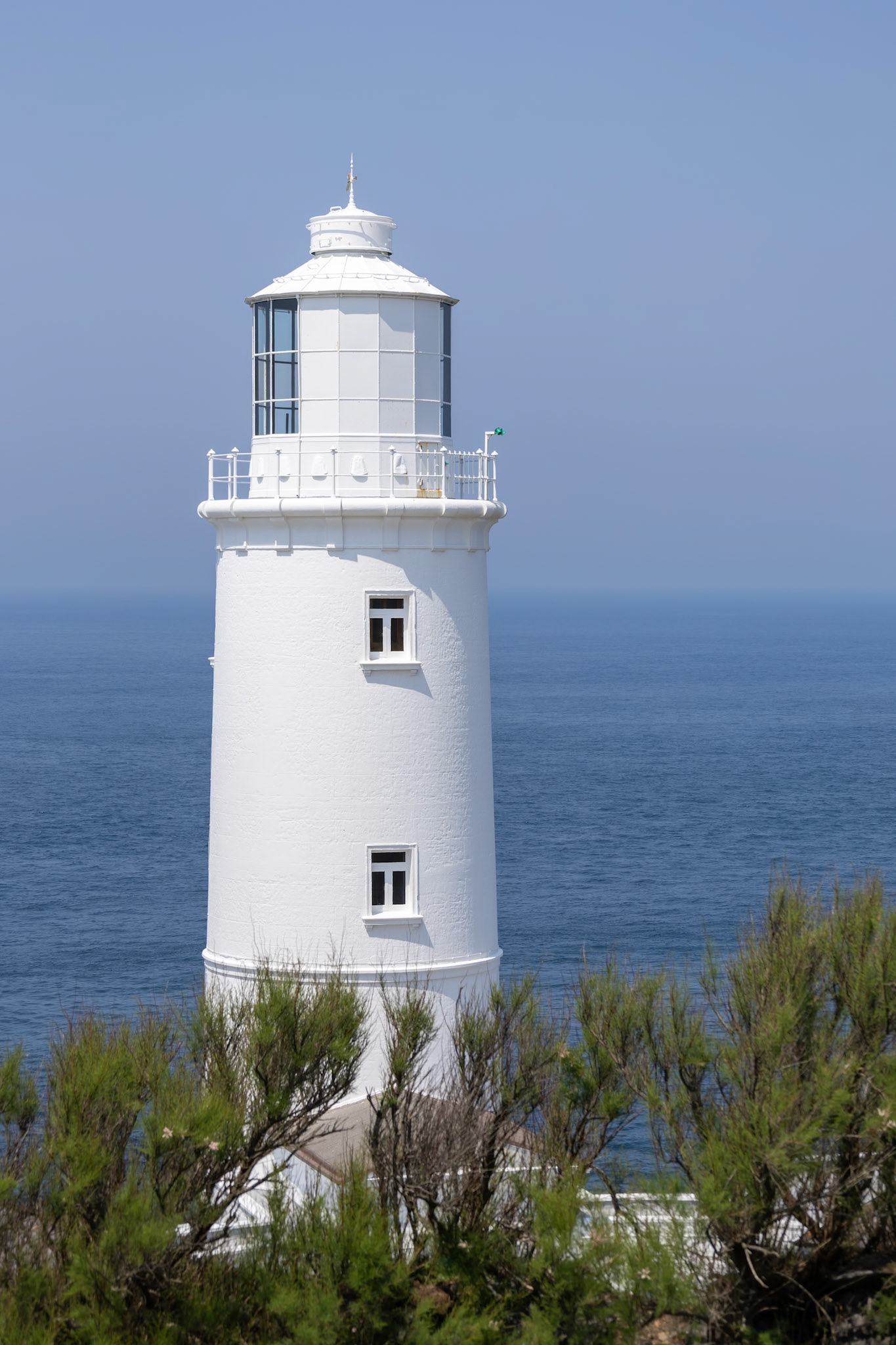 Trevose Head, Cornwall, UK - June 15.  View of the Lighthouse at Trevose Head in Cornwall on June 15, 2023
