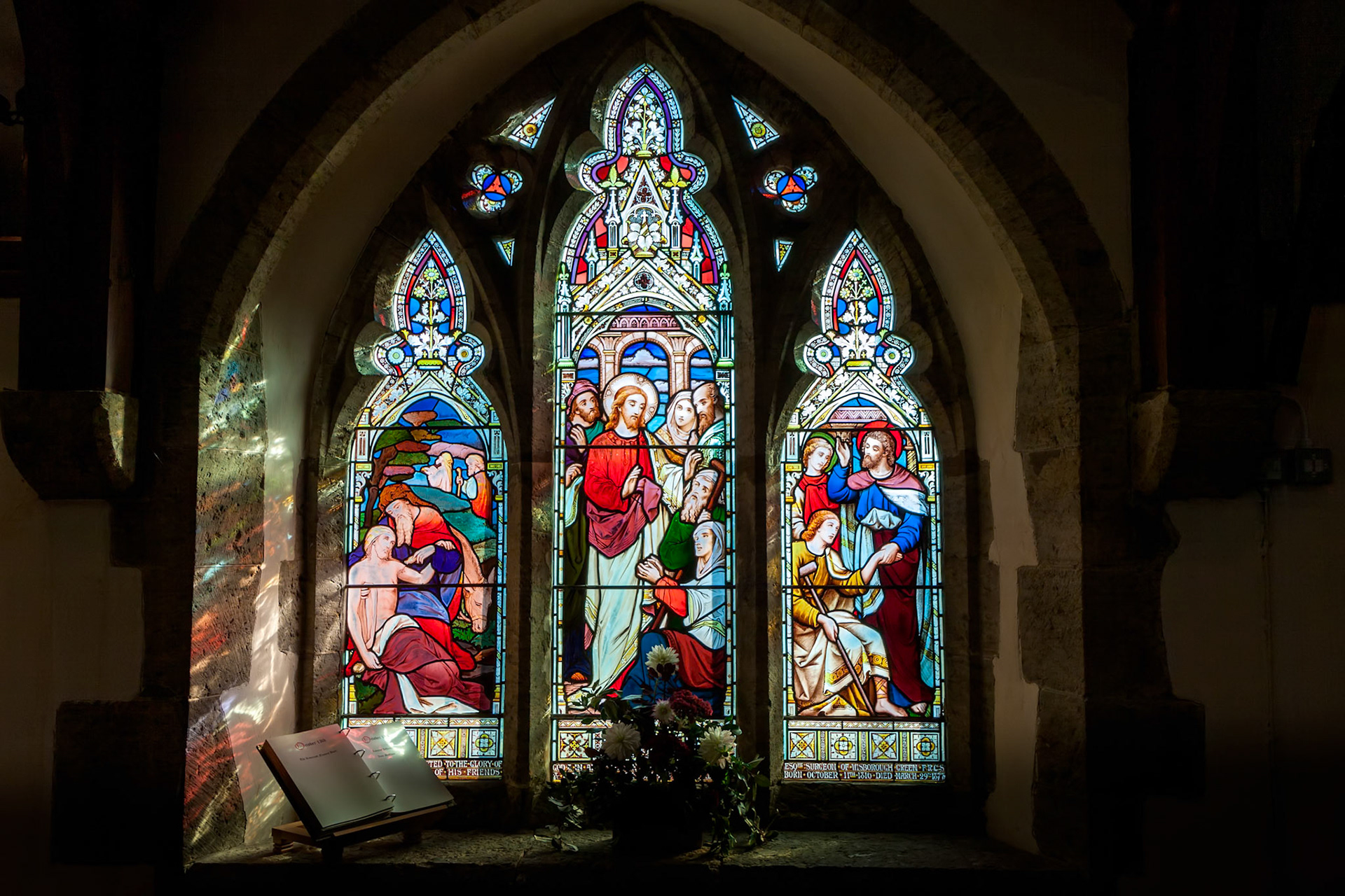 Interior View of St Peter ad Vincula Church in Wisborough Green