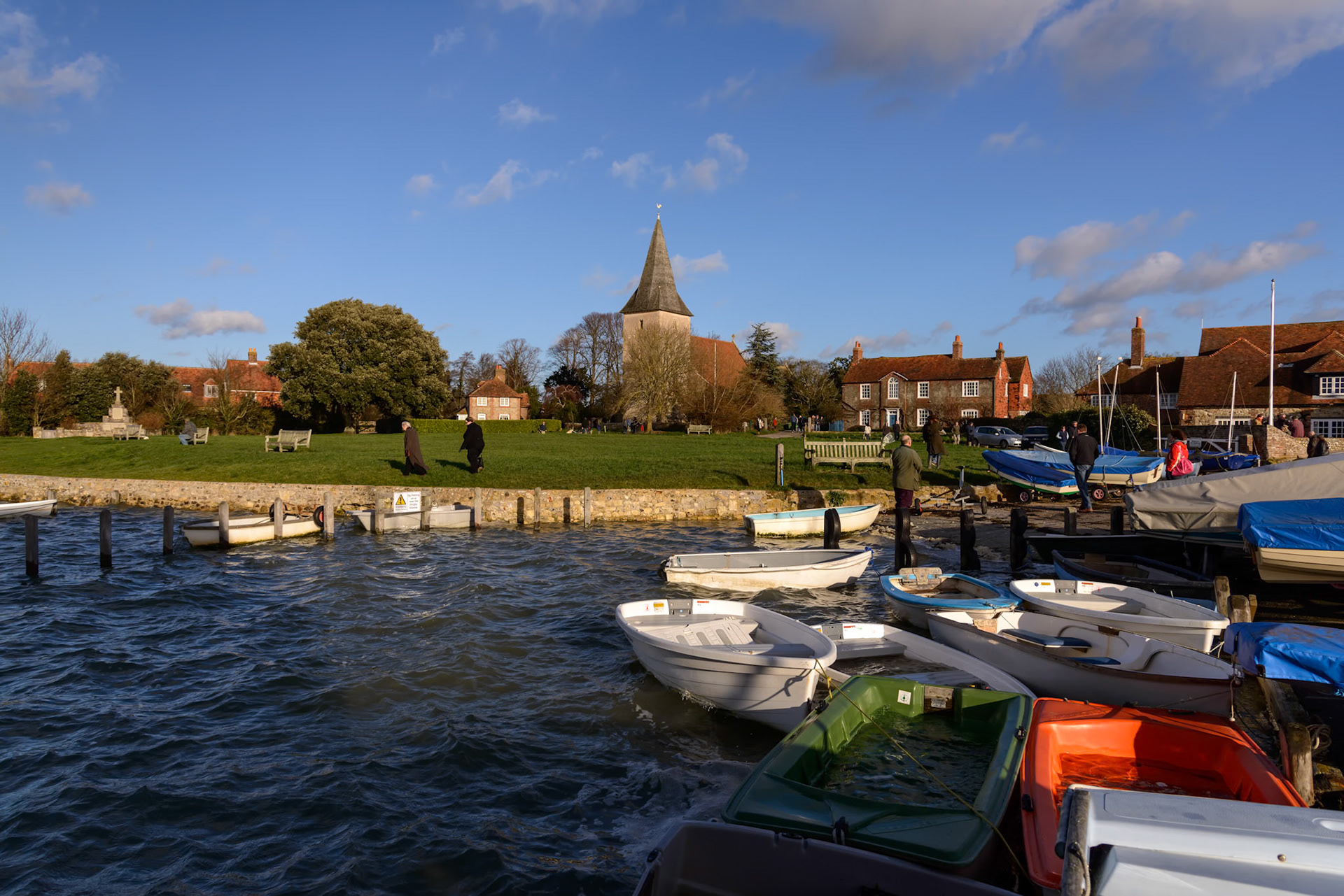 Bosham Bathed in Winter Sunshine