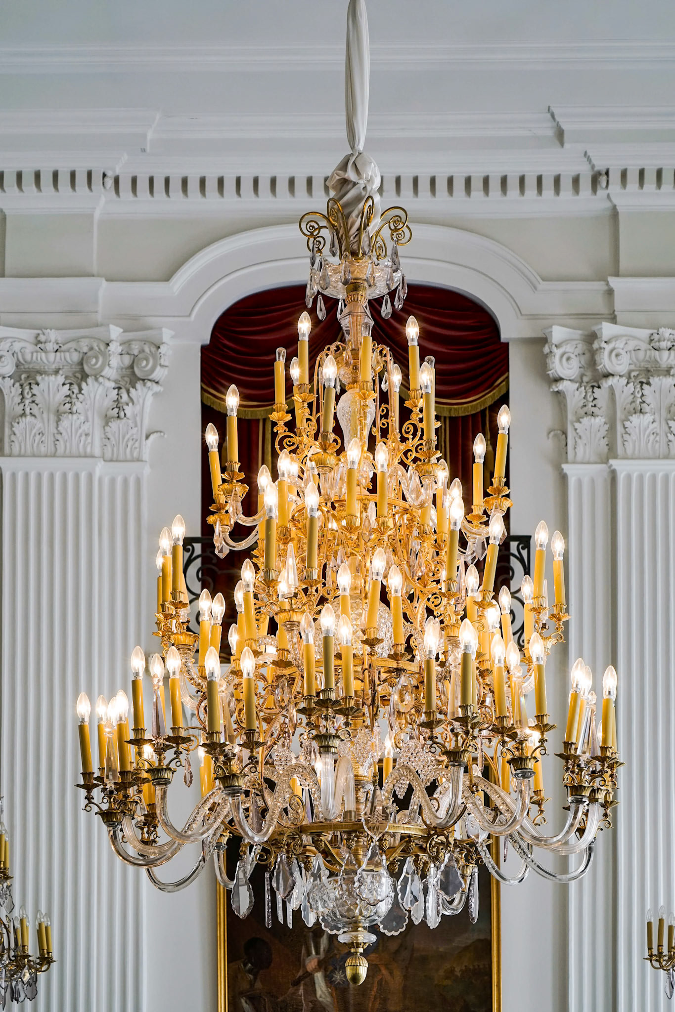 Chandelier at the Wilanow Palace in Warsaw