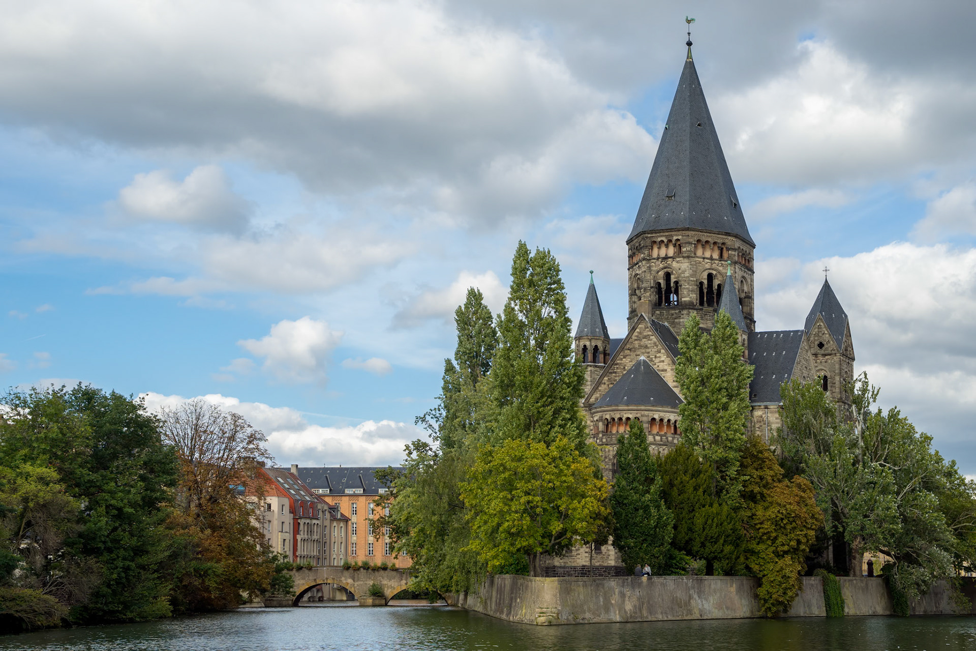 View of Temple Neuf in Metz Lorraine Moselle France