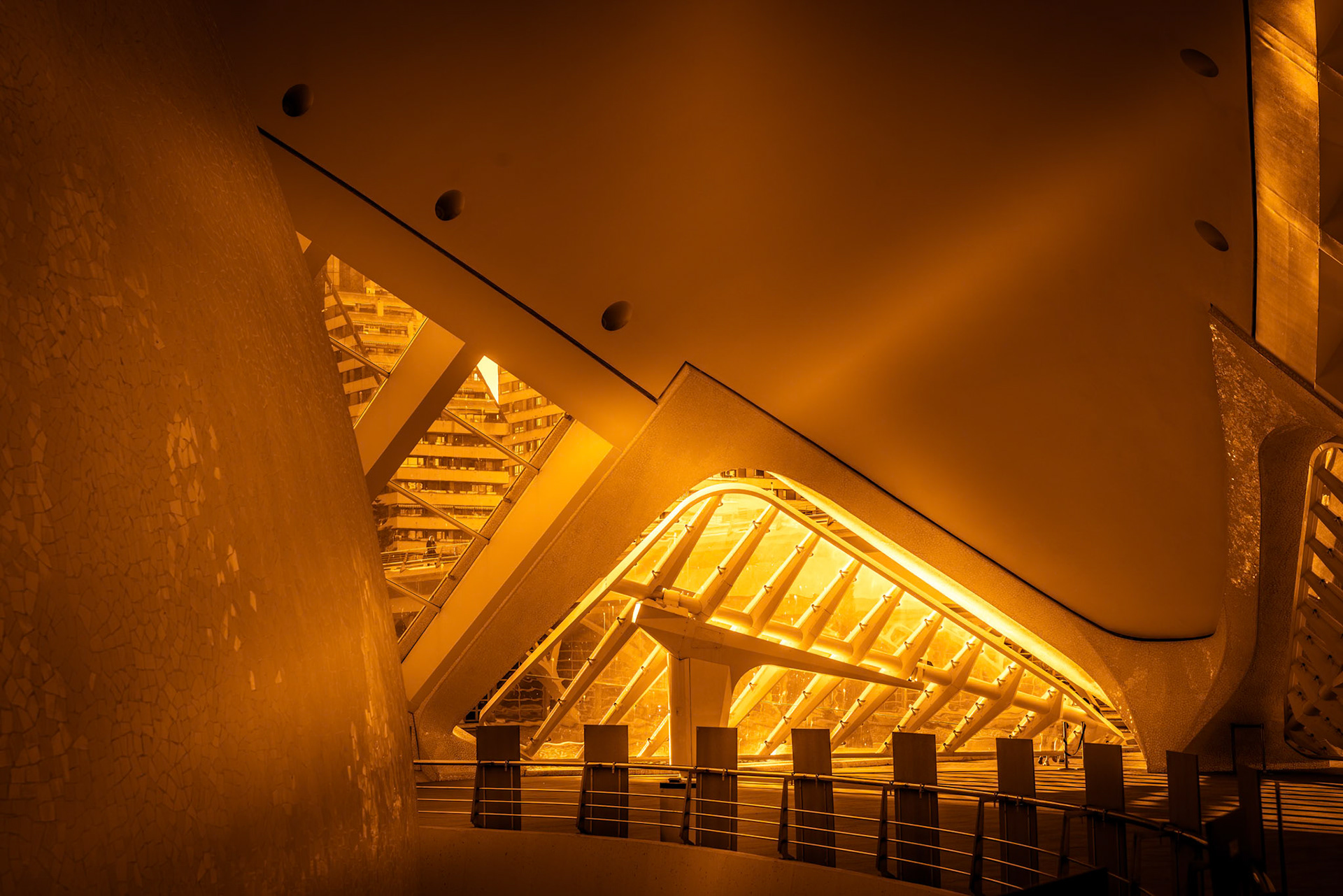 VALENCIA, SPAIN - FEBRUARY 25 : Imax Cinema in the City of Arts and Sciences in Valencia Spain on February 25, 2019