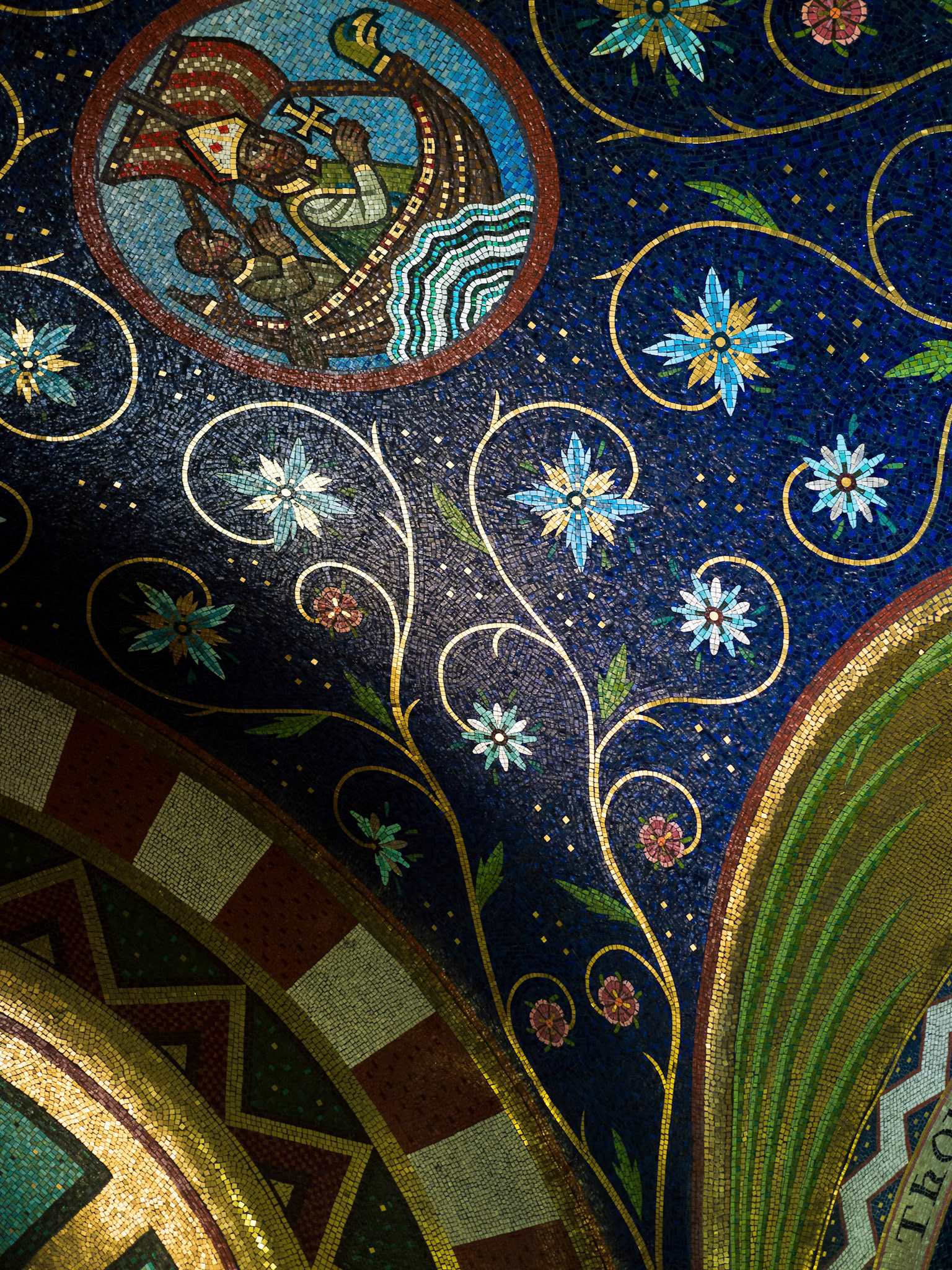 Artwork on the Wall of Westminster Cathedral