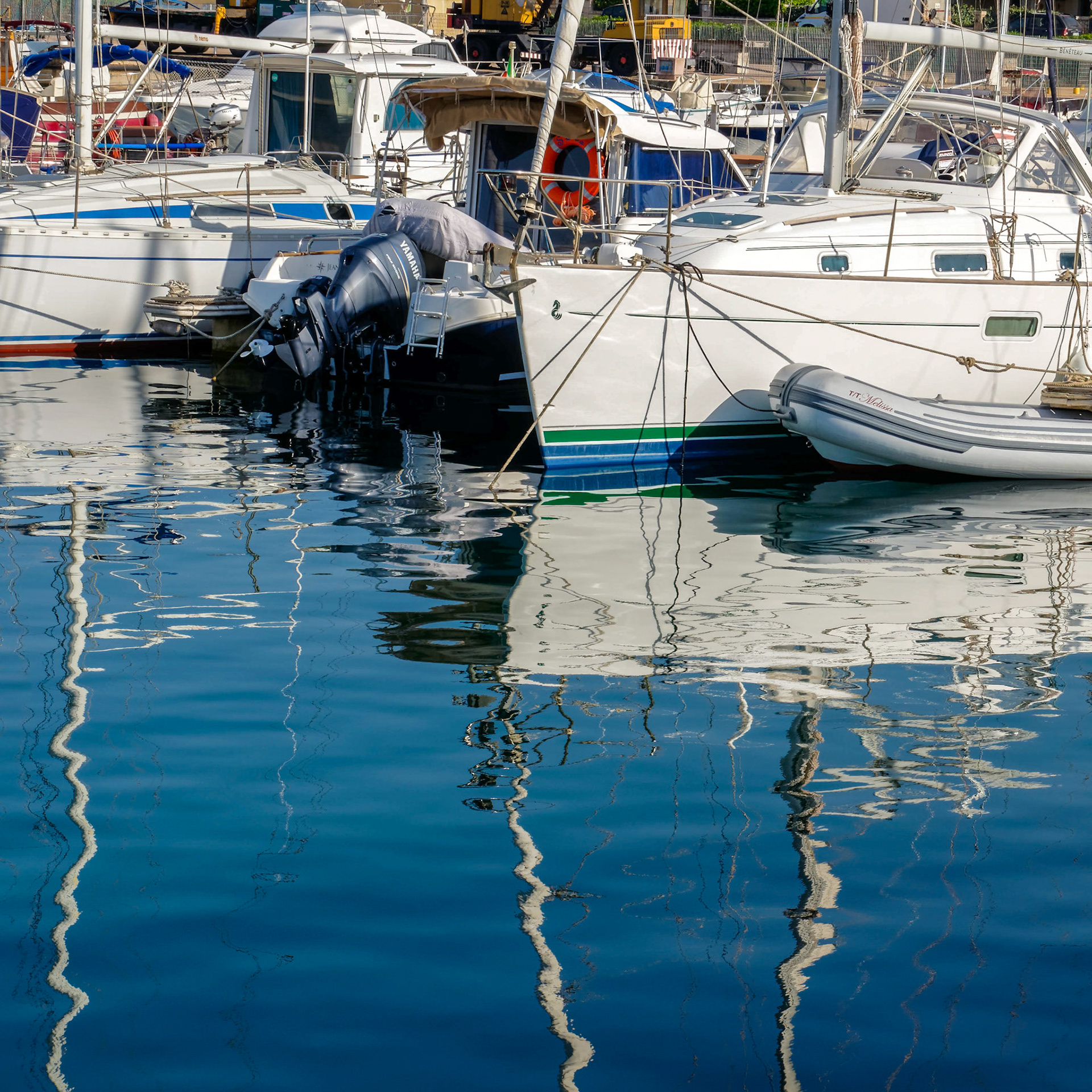 Marina at Palau in Sardinia