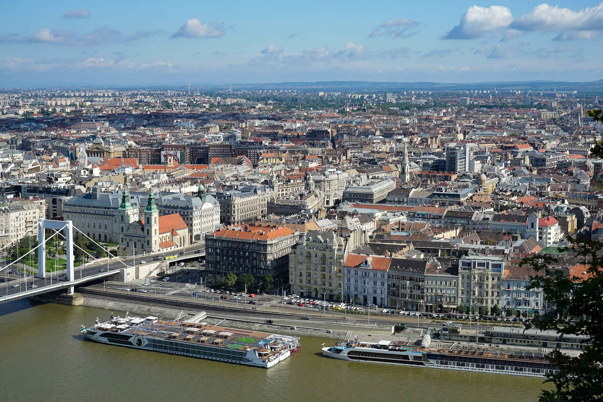 View from Fisherman's Bastion in Budapest