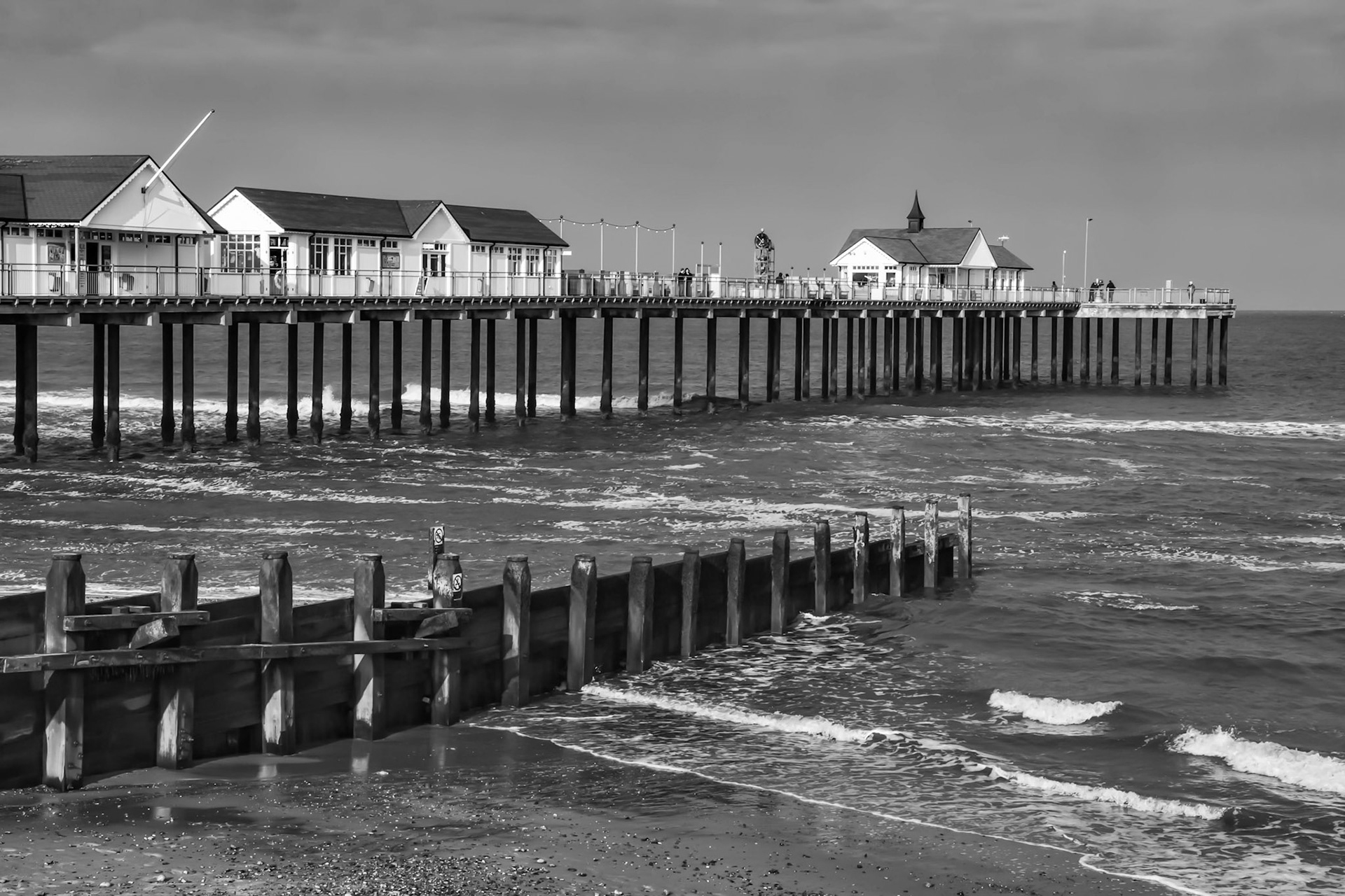 Sun Setting on Southwold Pier