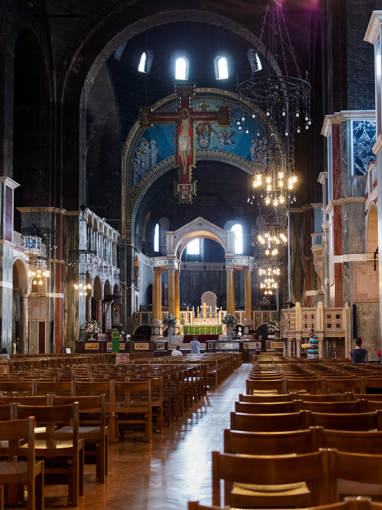 Interior view of Westminster Cathedral