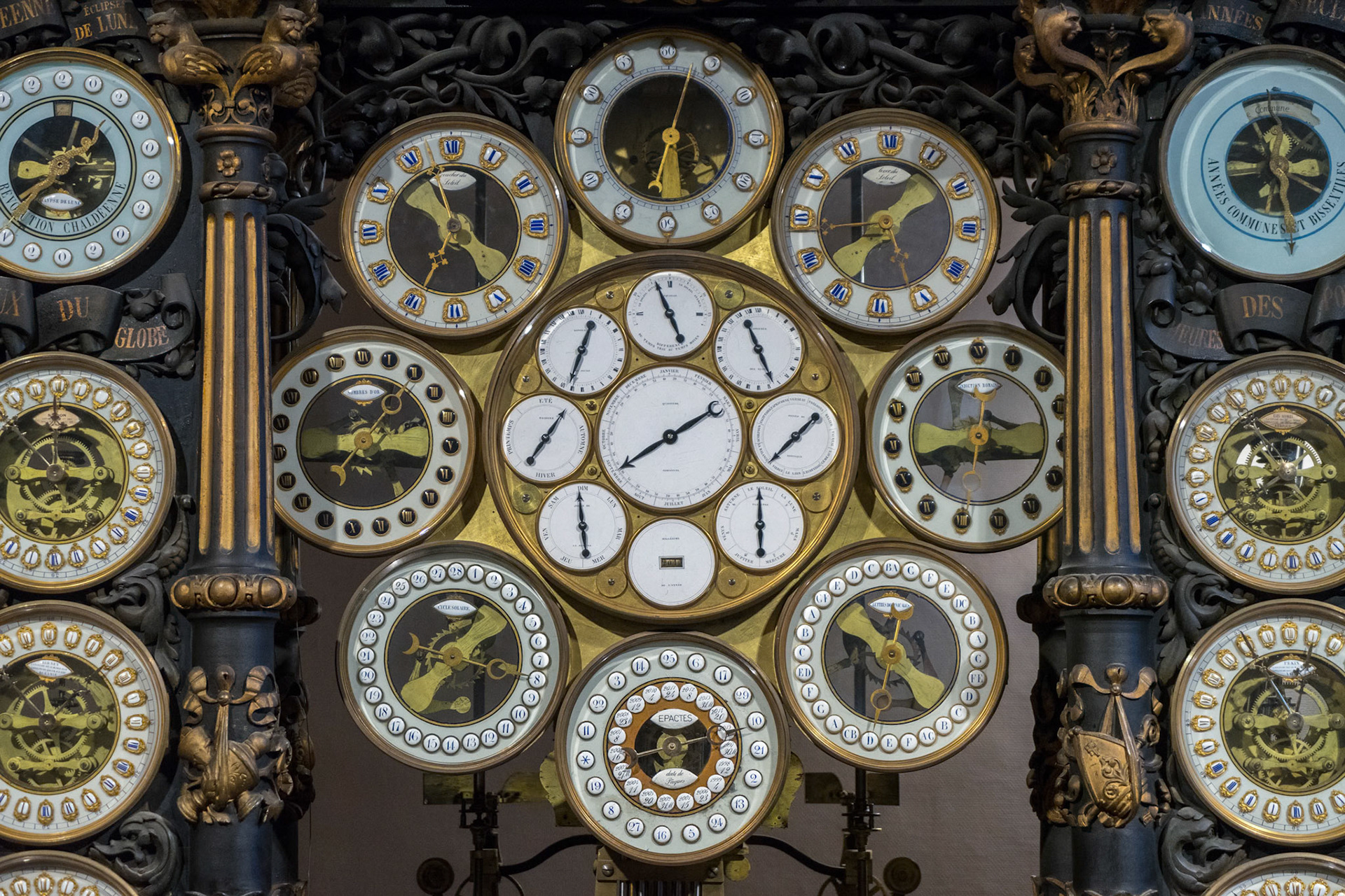 Astronomical Clock in Cathedral of St Jean in Besancon