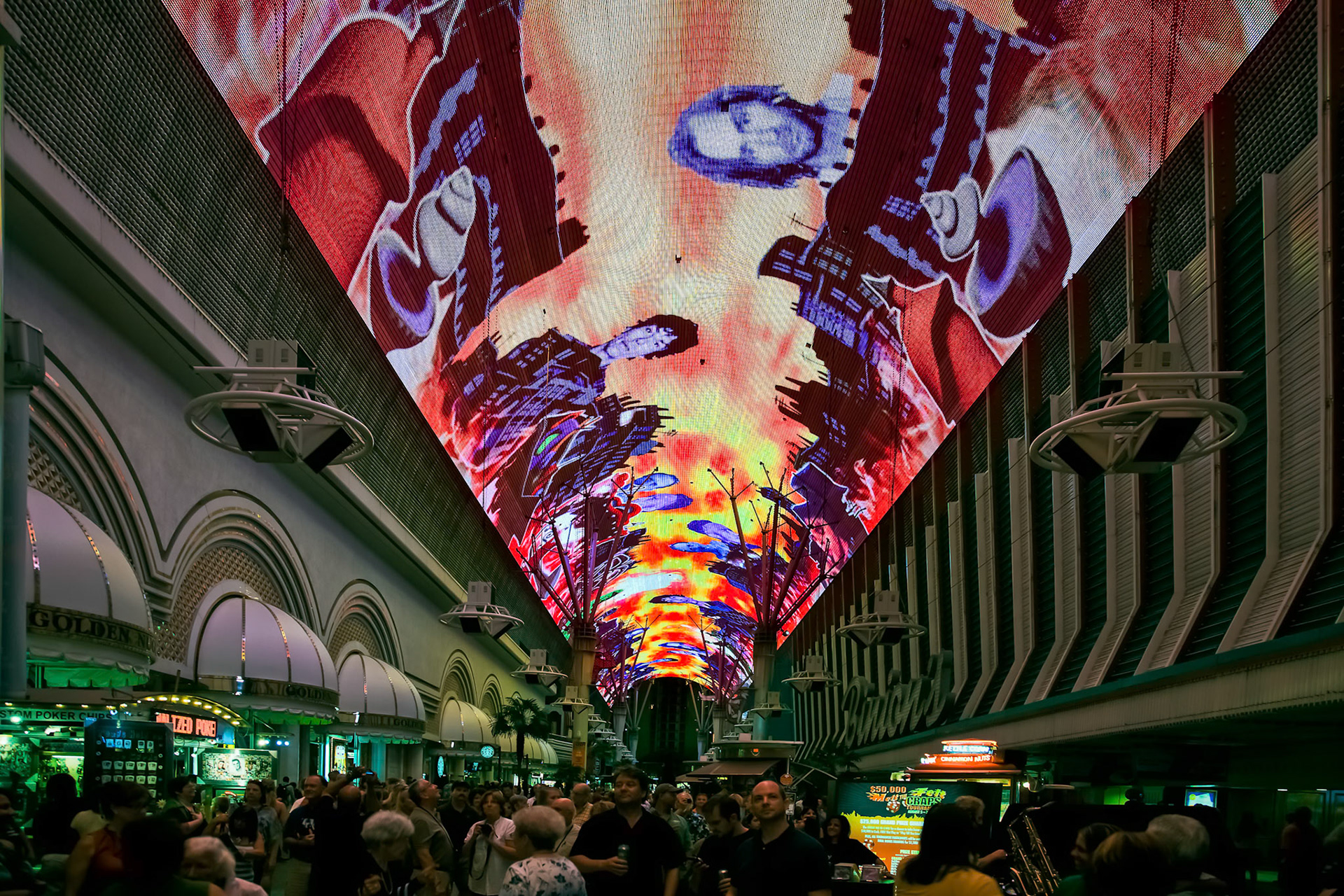 The Fremont Light Experience in Las Vegas