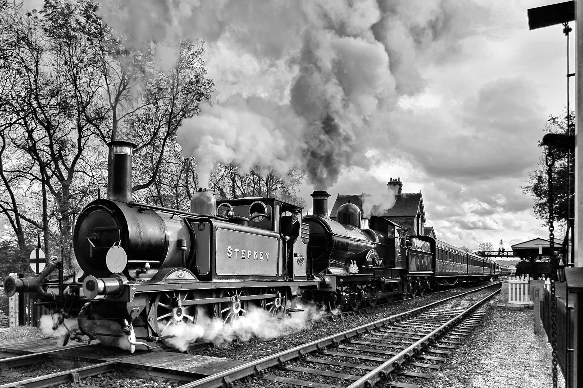 Stepney Leaving Sheffield Park Station