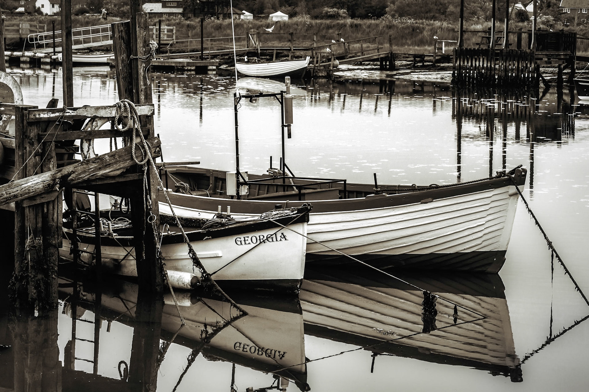 Fishing Boats in Southwold Harbour