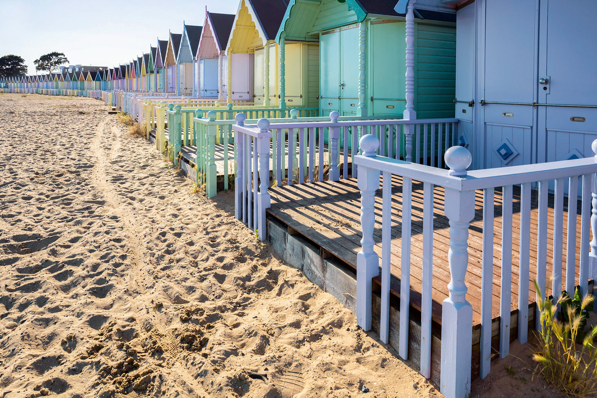 Beach Huts at West Mersea