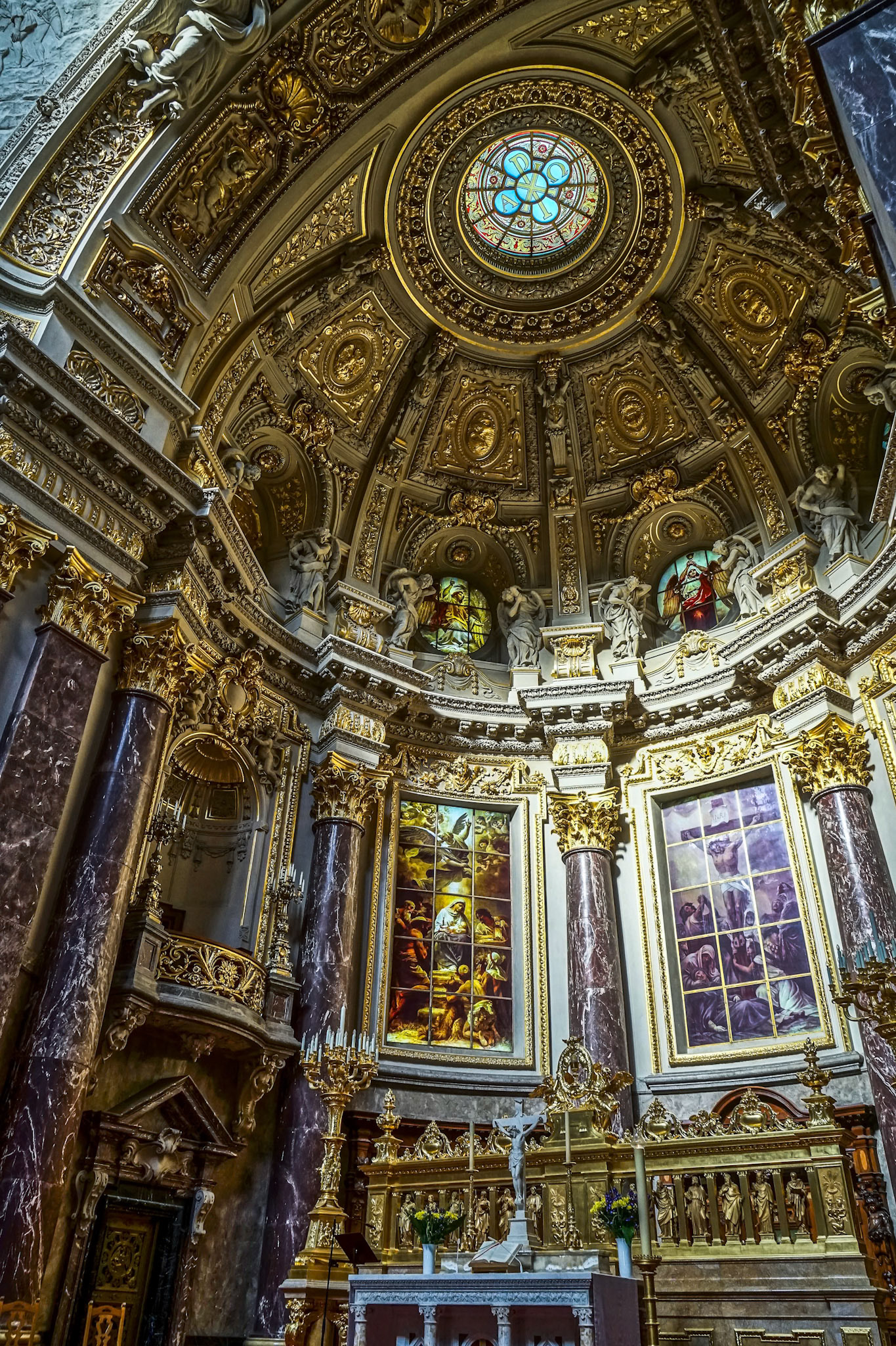 Detail of the Cathedral in Berlin