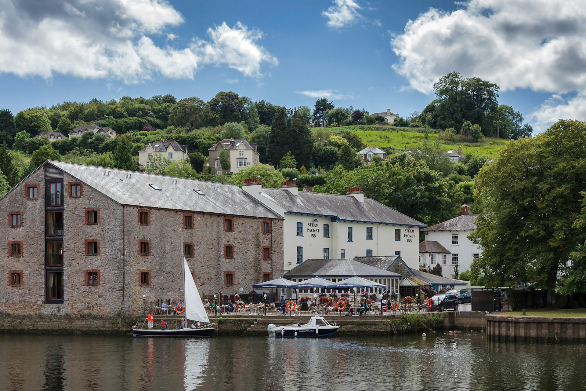View of the Steam Packet Inn in Totnes