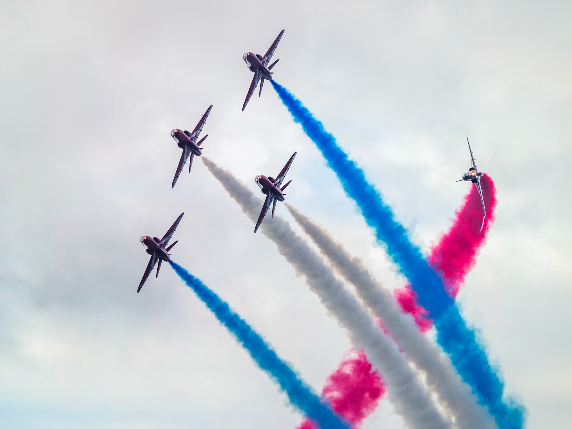 Red Arrows Display Team 50th Anniversary at Biggin Hill Airport