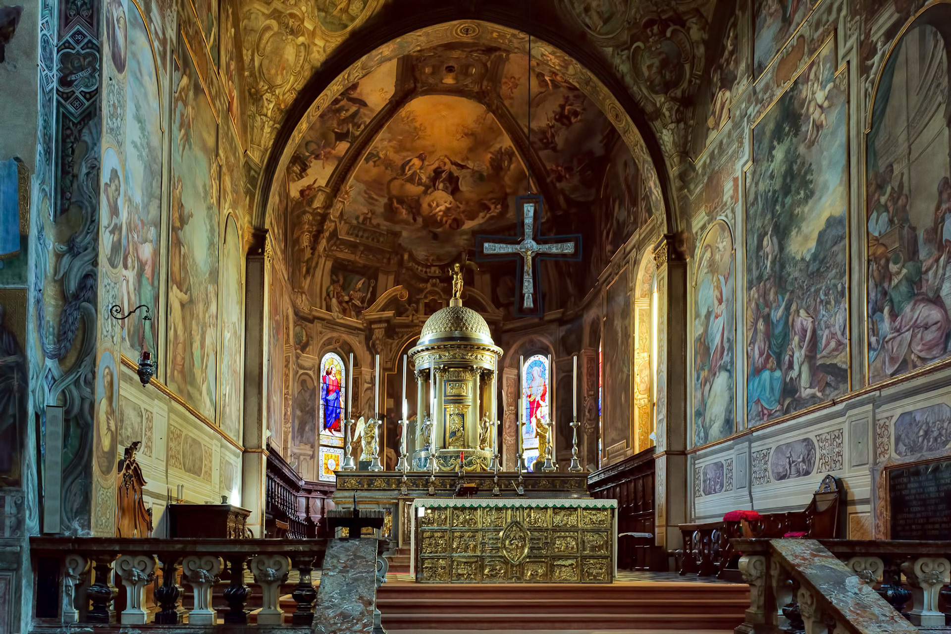 Interior View of Monza Cathedral