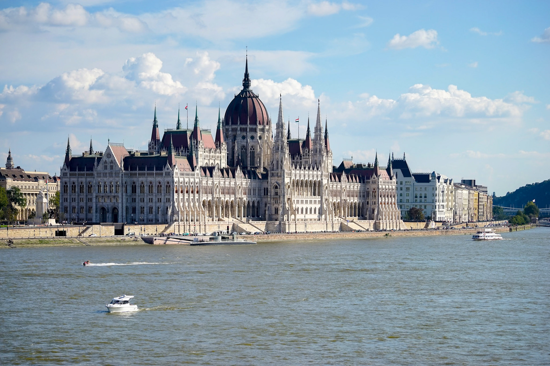 Hungarian Parliament Building in Budapest