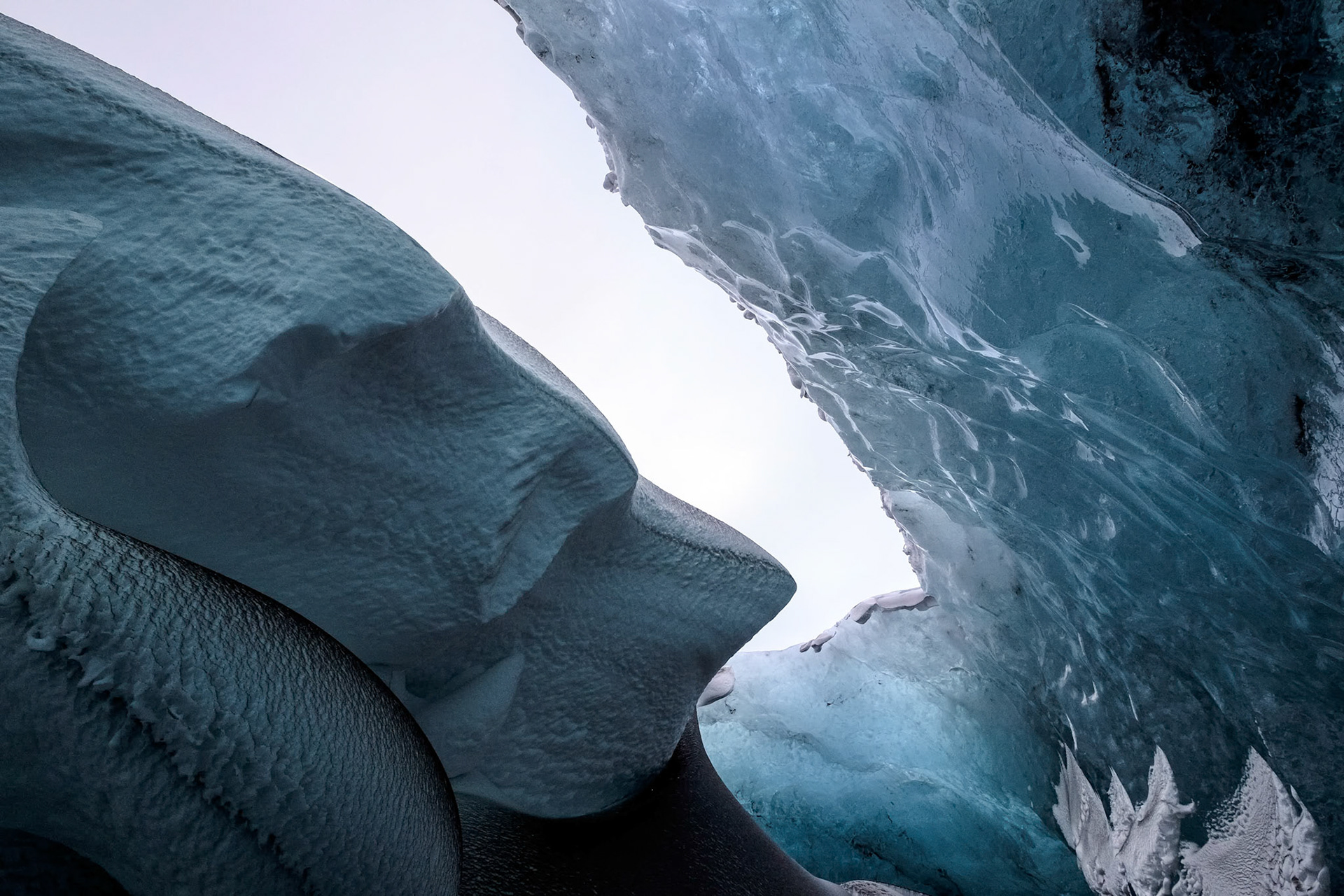 Crystal Ice Cave near Jokulsarlon