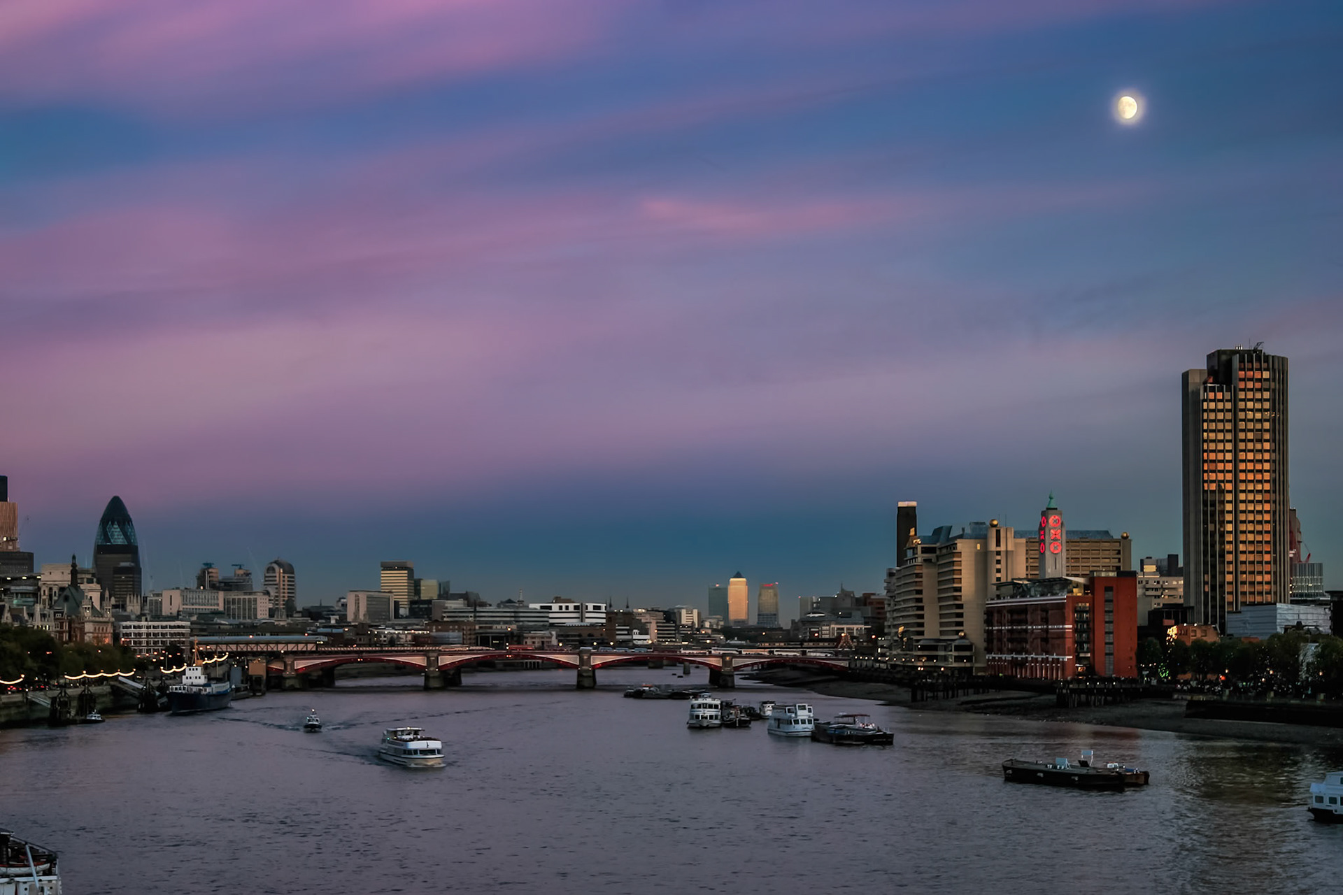 London Skyline at Dusk