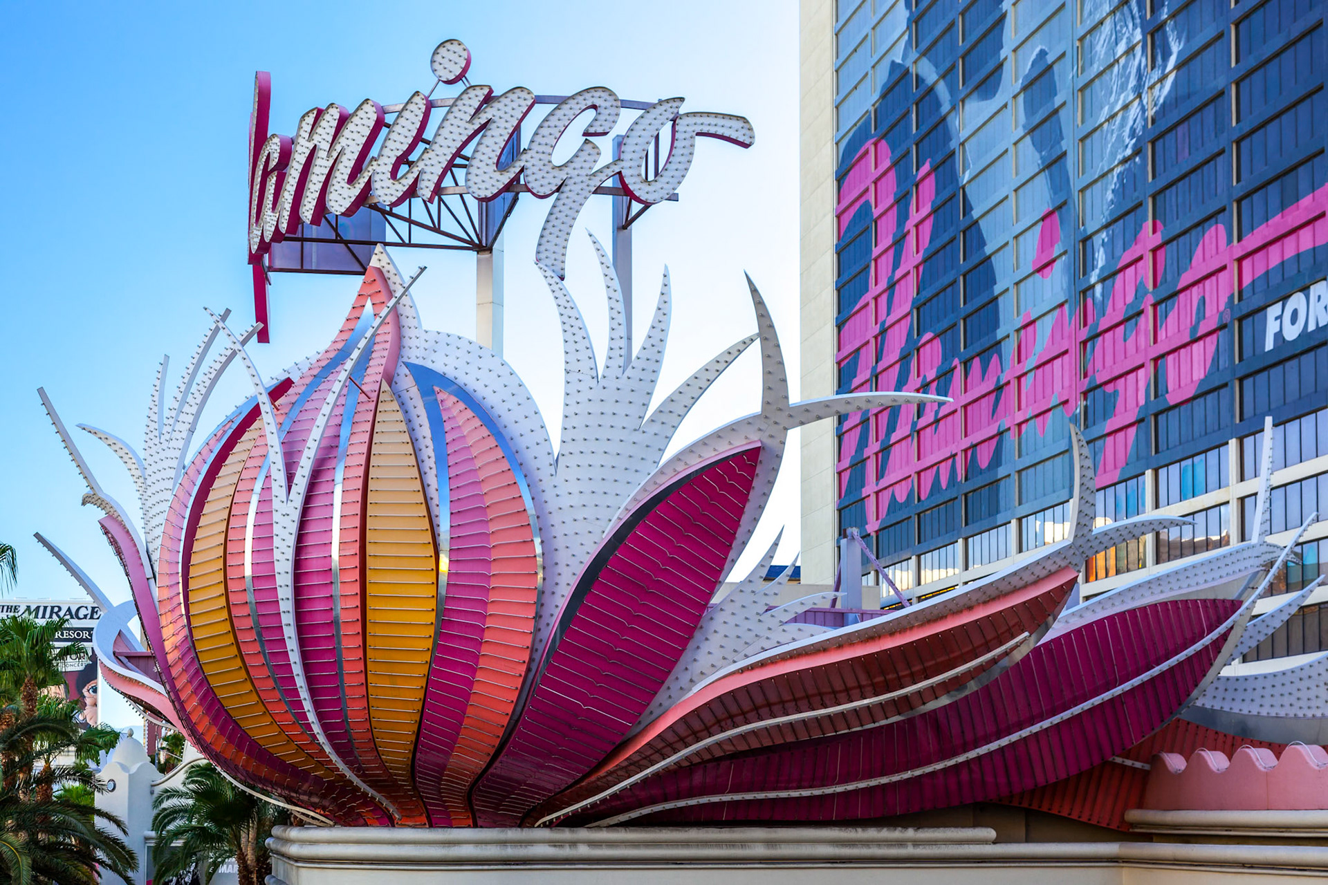 Sign for the Flamingo Casino and Hotel in Las Vegas