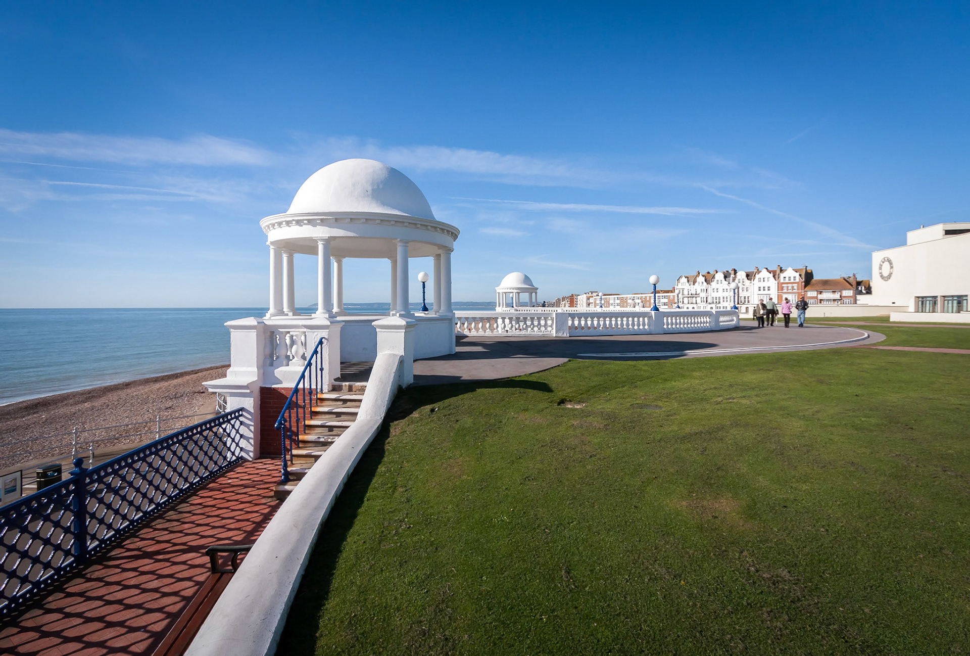 Colonnades in Grounds of the De La Warr Pavilion